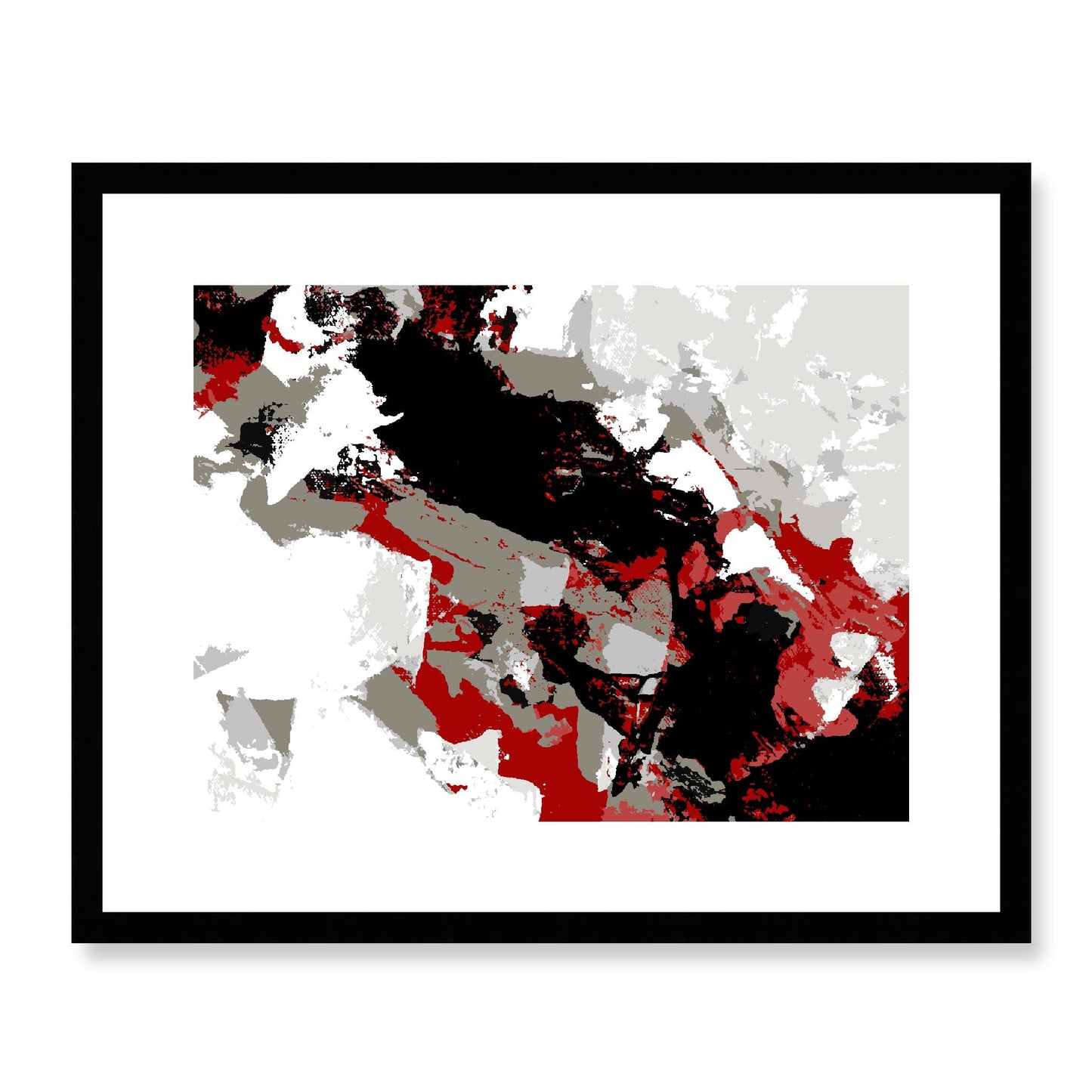 Framed Graphic Art Print, White Mat - 12x10 16x13 20x16 28x22 inches | FPH-1190-7688, Prints, Graphic art, Black Frame, 51 x 41 cm ,20 x 16 inches