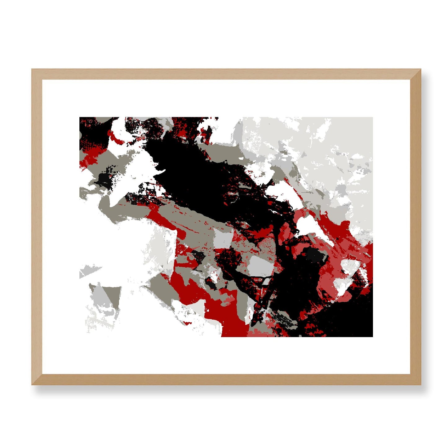 Framed Graphic Art Print, White Mat - 12x10 16x13 20x16 28x22 inches | FPH-1190-7688, Prints, Graphic art, Natural Frame, 51 x 41 cm ,20 x 16 inches