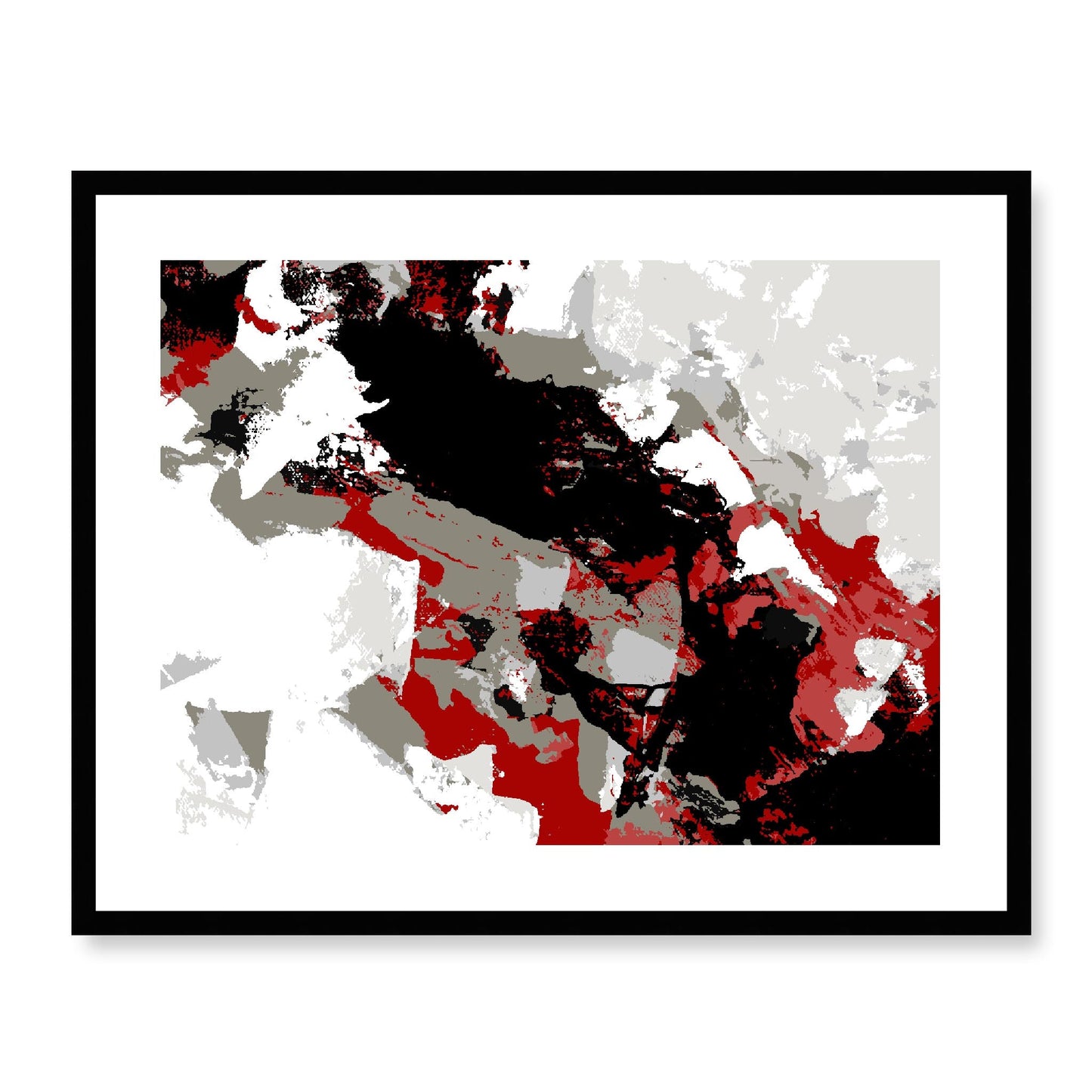 Framed Graphic Art Print, White Mat - 12x10 16x13 20x16 28x22 inches | FPH-1190-7688, Prints, Graphic art, Black Frame, 71 x 56 cm ,28 x 22 inches