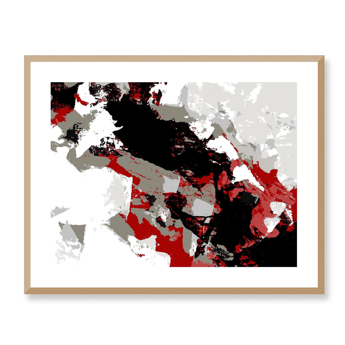 Framed Graphic Art Print, White Mat - 12x10 16x13 20x16 28x22 inches | FPH-1190-7688, Prints, Graphic art, Natural Frame, 71 x 56 cm ,28 x 22 inches