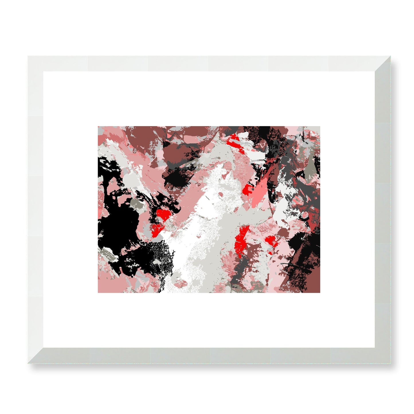 Framed Graphic Art Print, White Mat - 12x10 16x13 20x16 28x22 inches | FPH-1190-7689, Prints, Graphic art, White Frame, 30 x 25 cm ,12 x 10 inches