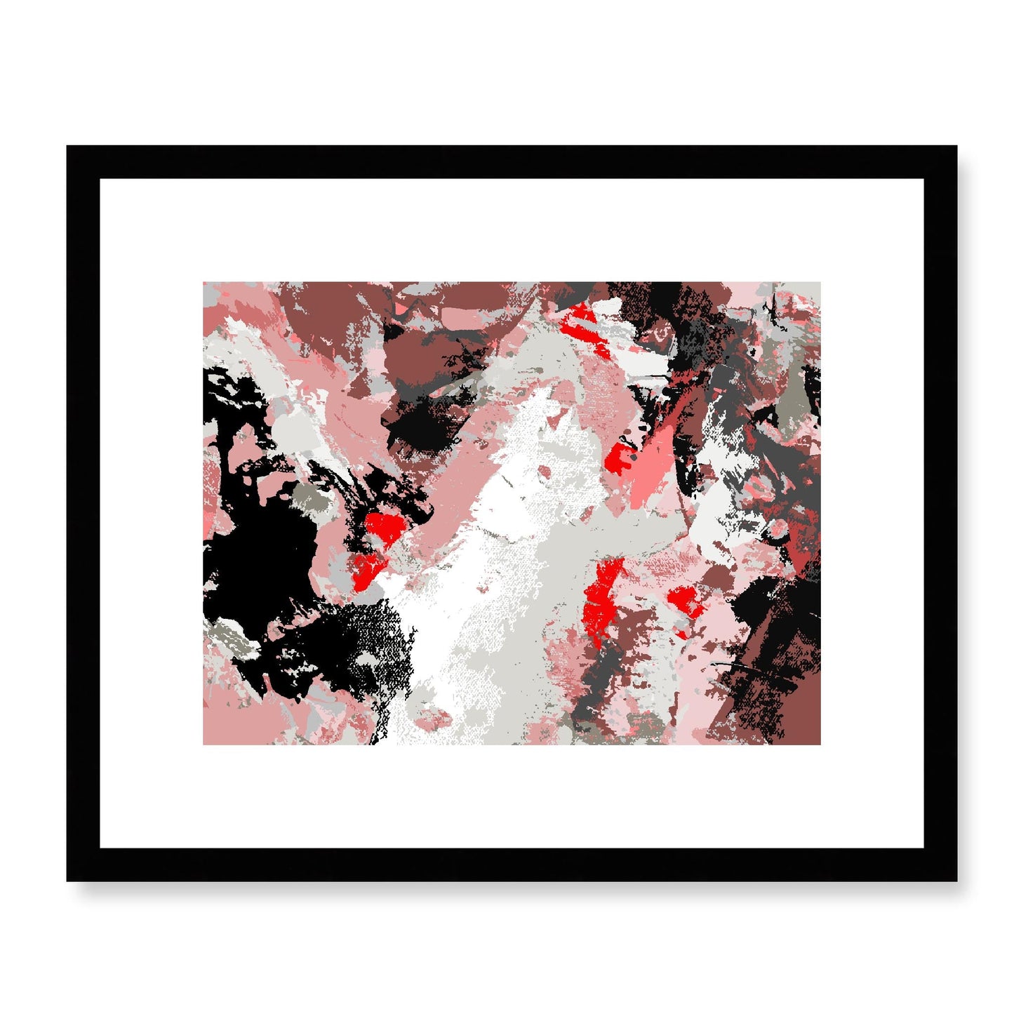 Framed Graphic Art Print, White Mat - 12x10 16x13 20x16 28x22 inches | FPH-1190-7689, Prints, Graphic art, Black Frame, 41 x 33 cm ,16 x 13 inches