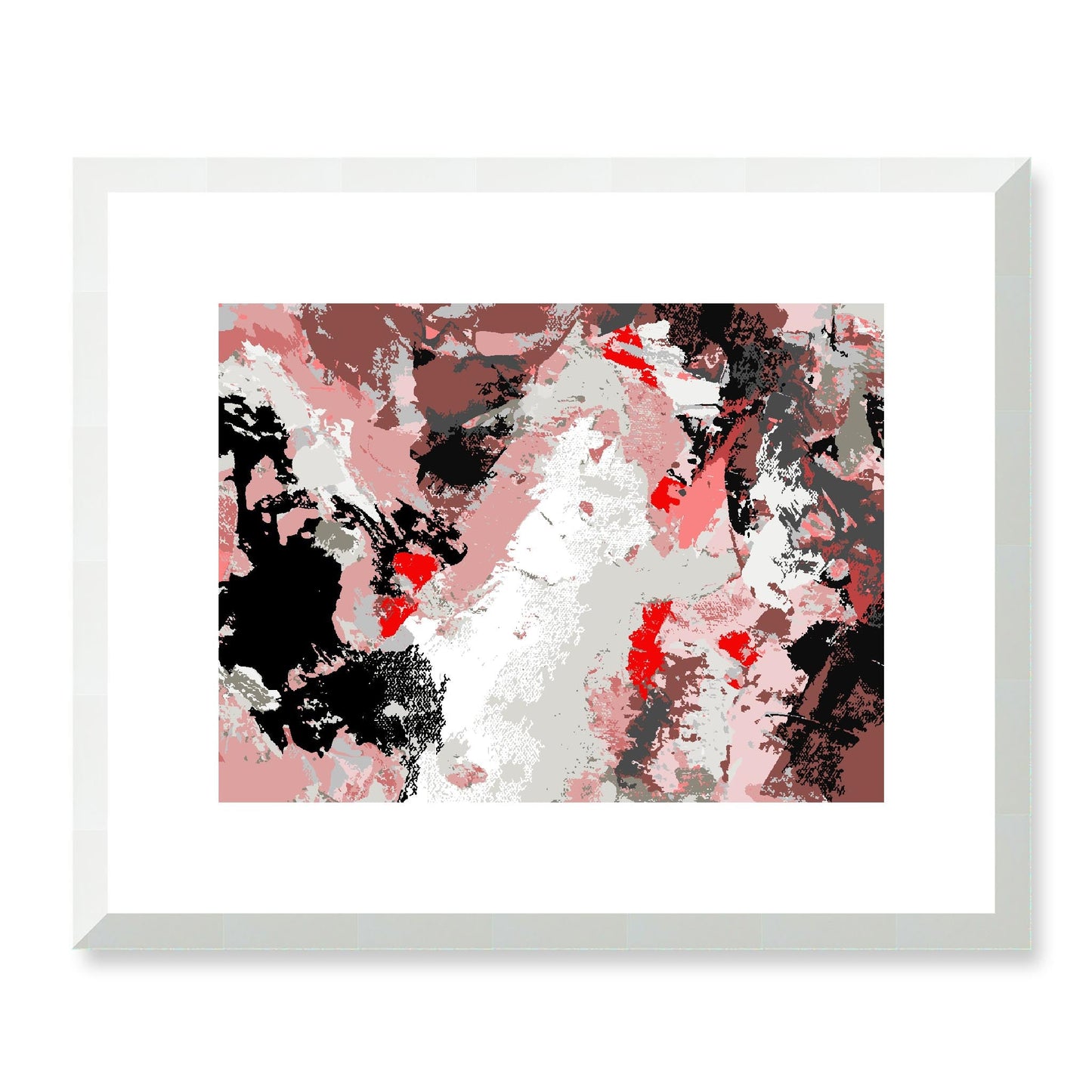 Framed Graphic Art Print, White Mat - 12x10 16x13 20x16 28x22 inches | FPH-1190-7689, Prints, Graphic art, White Frame, 41 x 33 cm ,16 x 13 inches