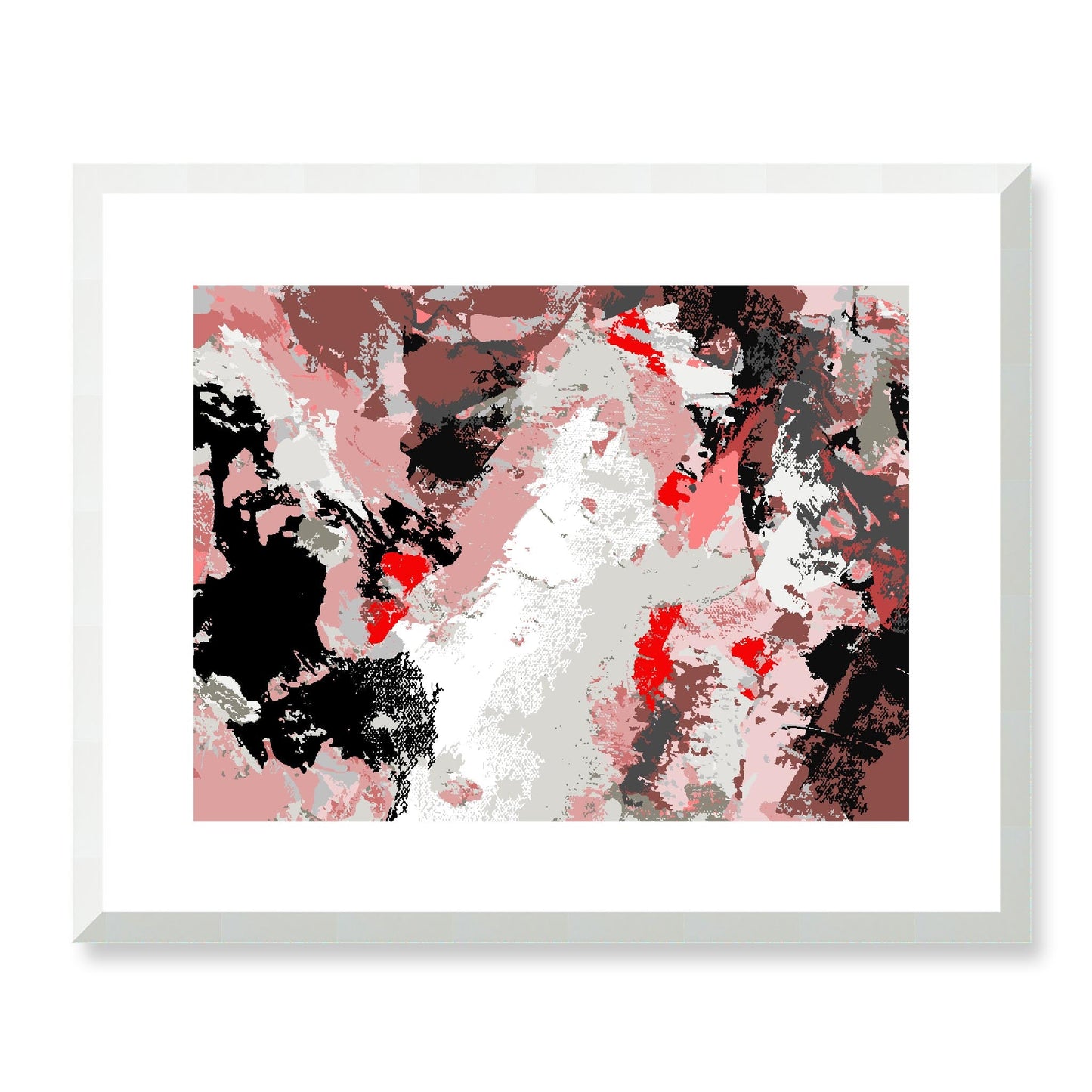Framed Graphic Art Print, White Mat - 12x10 16x13 20x16 28x22 inches | FPH-1190-7689, Prints, Graphic art, White Frame, 51 x 41 cm ,20 x 16 inches