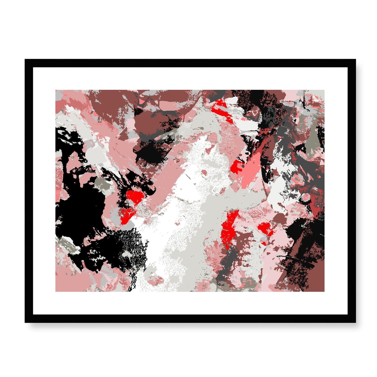 Framed Graphic Art Print, White Mat - 12x10 16x13 20x16 28x22 inches | FPH-1190-7689, Prints, Graphic art, Black Frame, 71 x 56 cm ,28 x 22 inches