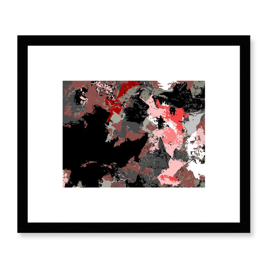 Framed Graphic Art Print, White Mat - 12x10 16x13 20x16 28x22 inches | FPH-1190-7692, Prints, Graphic art, Black Frame, 30 x 25 cm ,12 x 10 inches