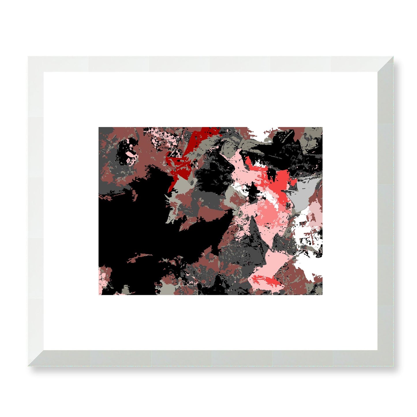 Framed Graphic Art Print, White Mat - 12x10 16x13 20x16 28x22 inches | FPH-1190-7692, Prints, Graphic art, White Frame, 30 x 25 cm ,12 x 10 inches