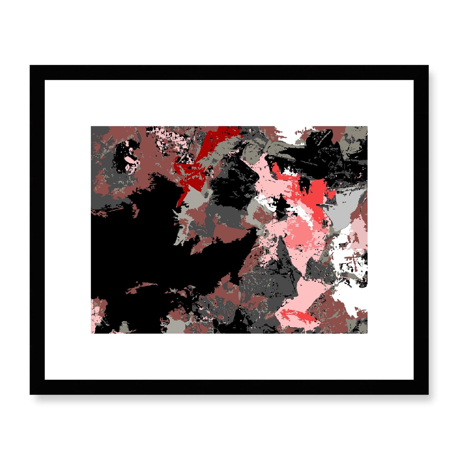Framed Graphic Art Print, White Mat - 12x10 16x13 20x16 28x22 inches | FPH-1190-7692, Prints, Graphic art, Black Frame, 41 x 33 cm ,16 x 13 inches