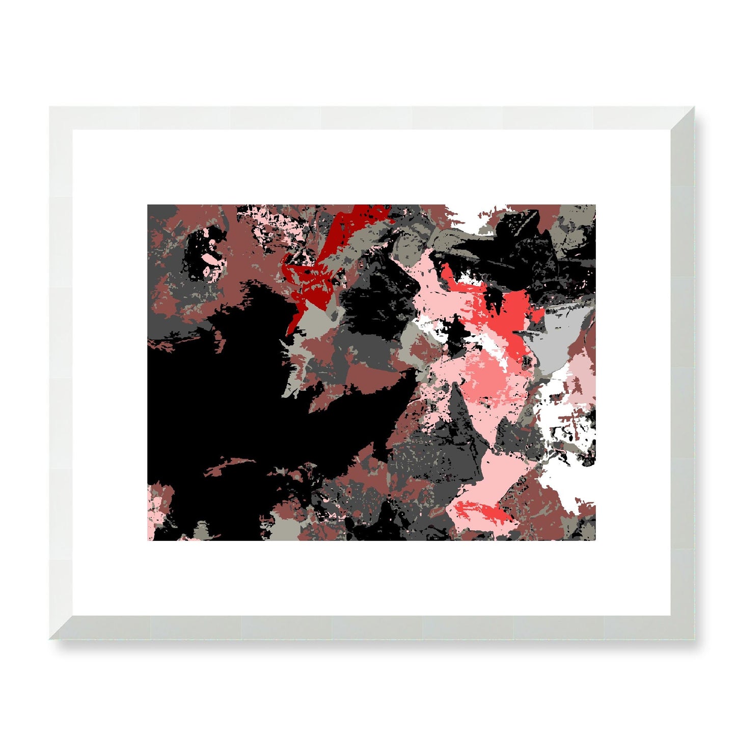 Framed Graphic Art Print, White Mat - 12x10 16x13 20x16 28x22 inches | FPH-1190-7692, Prints, Graphic art, White Frame, 41 x 33 cm ,16 x 13 inches