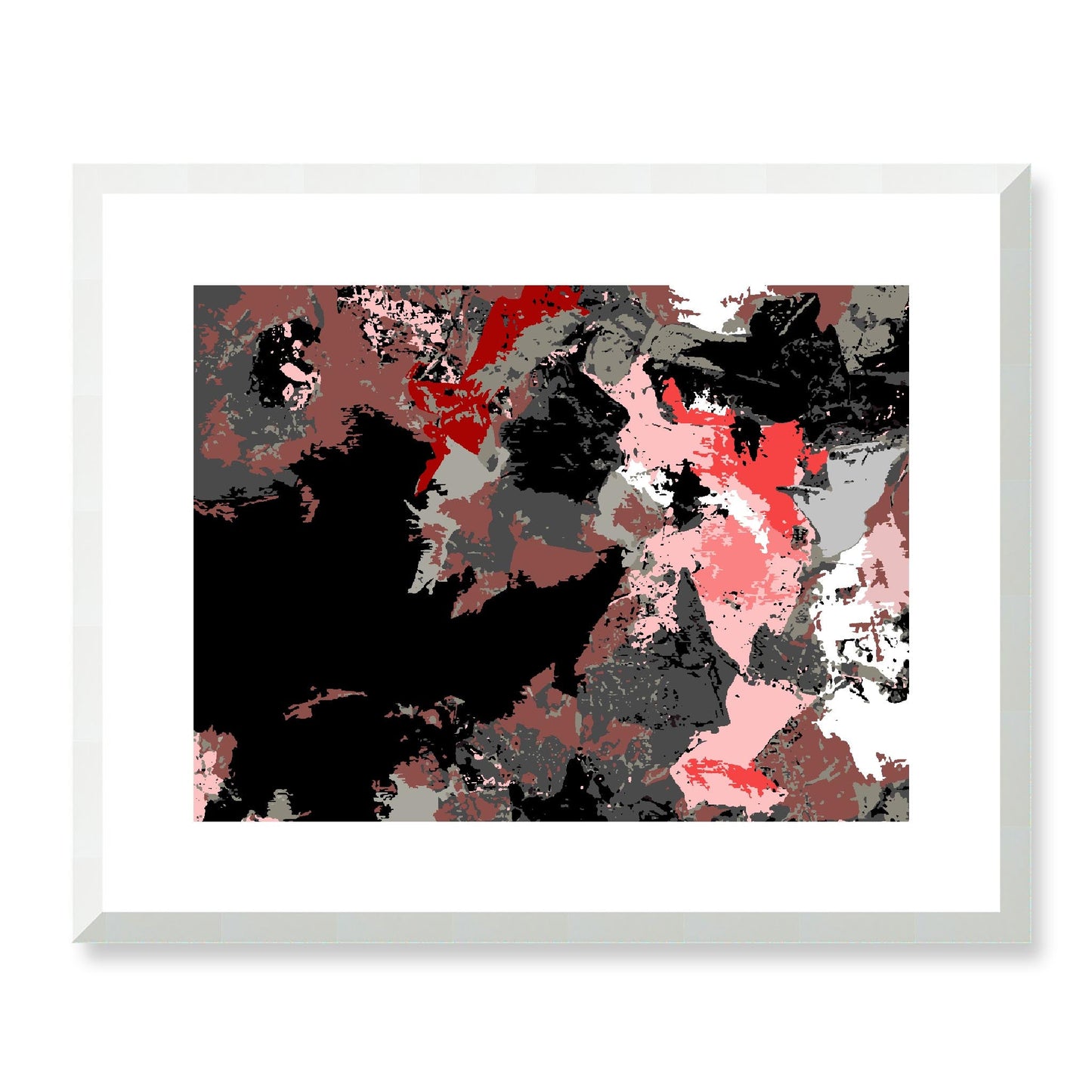 Framed Graphic Art Print, White Mat - 12x10 16x13 20x16 28x22 inches | FPH-1190-7692, Prints, Graphic art, White Frame, 51 x 41 cm ,20 x 16 inches