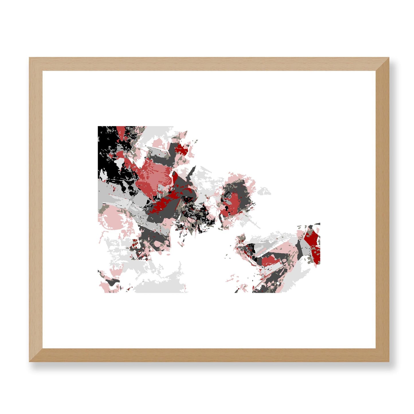 Framed Graphic Art Print, White Mat - 12x10 16x13 20x16 28x22 inches | FPH-1190-7694, Prints, Graphic art, Natural Frame, 30 x 25 cm ,12 x 10 inches