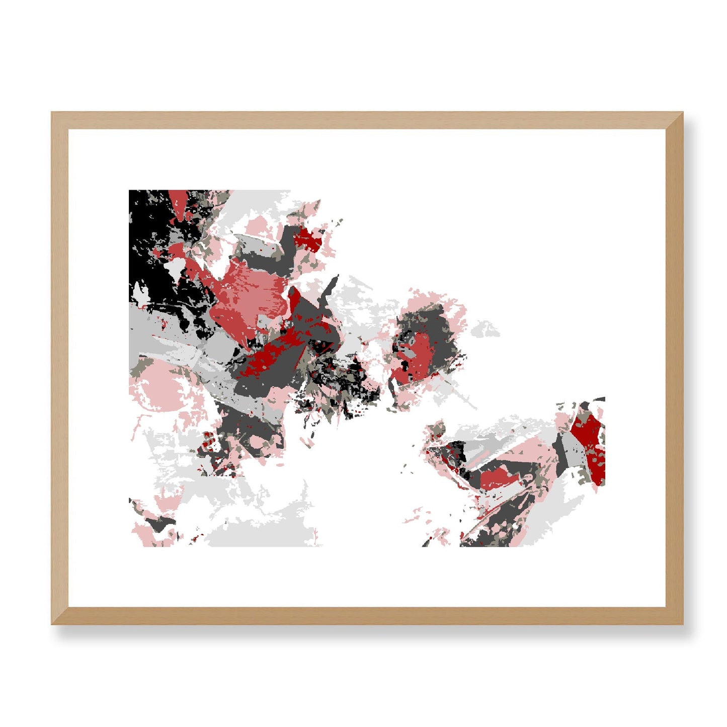 Framed Graphic Art Print, White Mat - 12x10 16x13 20x16 28x22 inches | FPH-1190-7694, Prints, Graphic art, Natural Frame, 51 x 41 cm ,20 x 16 inches