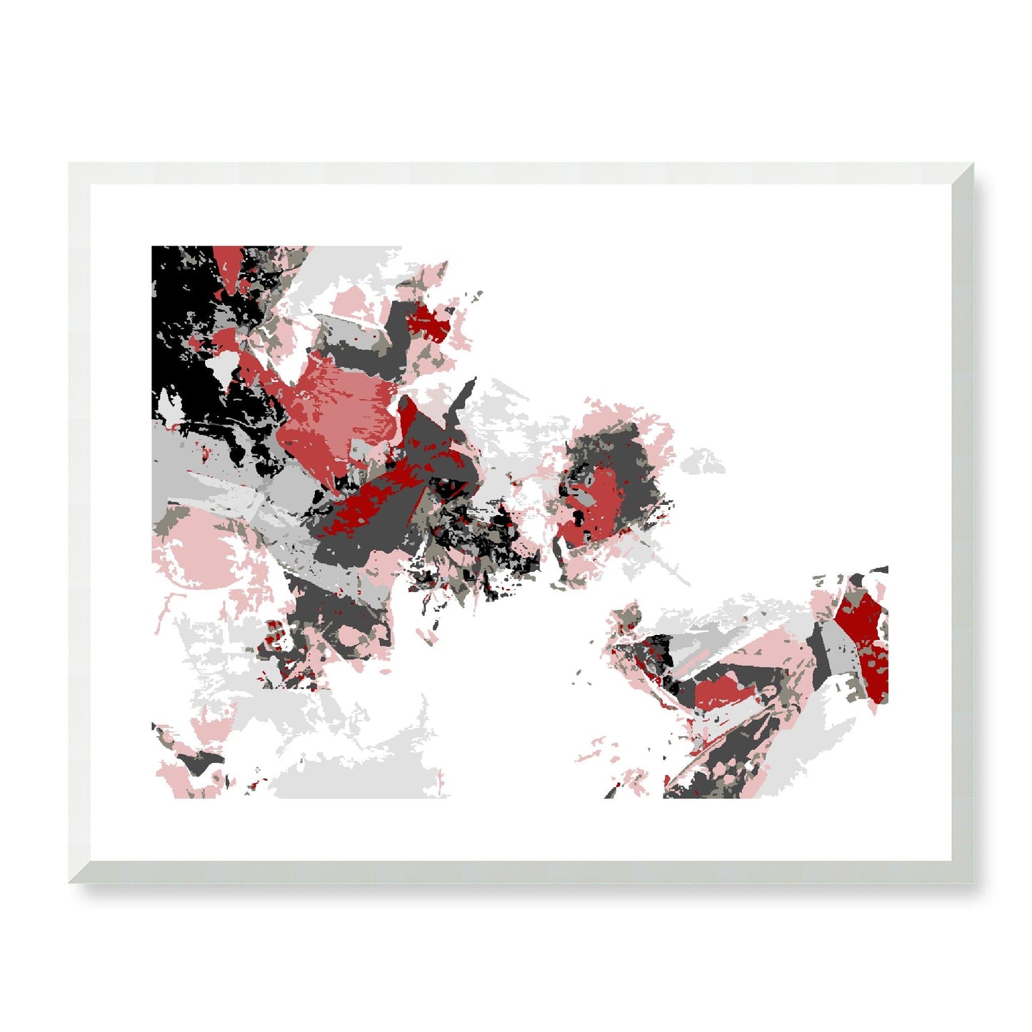 Framed Graphic Art Print, White Mat - 12x10 16x13 20x16 28x22 inches | FPH-1190-7694, Prints, Graphic art, White Frame, 71 x 56 cm ,28 x 22 inches