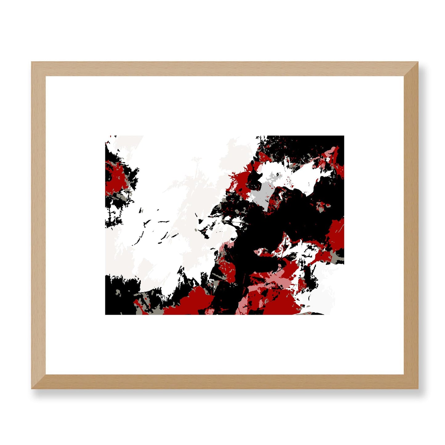 Framed Graphic Art Print, White Mat - 12x10 16x13 20x16 28x22 inches | FPH-1190-7696, Prints, Graphic art, Natural Frame, 30 x 25 cm ,12 x 10 inches