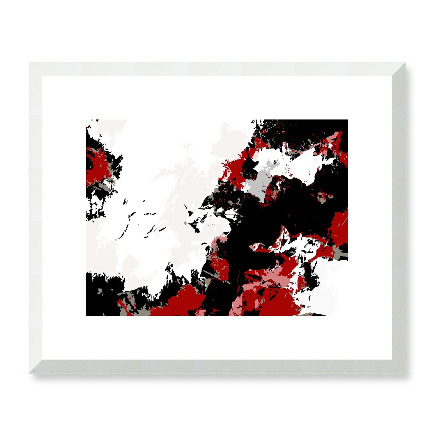 Framed Graphic Art Print, White Mat - 12x10 16x13 20x16 28x22 inches | FPH-1190-7696, Prints, Graphic art, White Frame, 41 x 33 cm ,16 x 13 inches