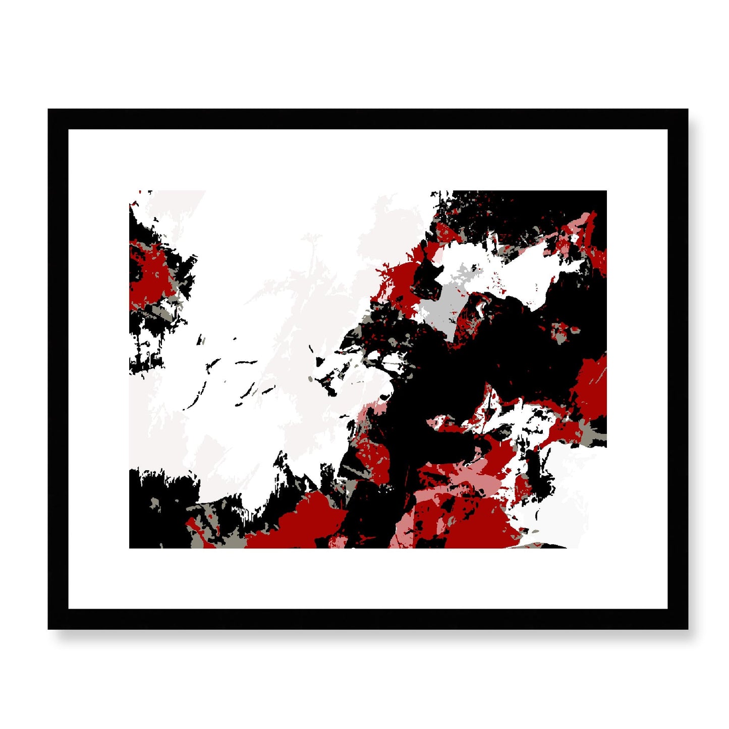 Framed Graphic Art Print, White Mat - 12x10 16x13 20x16 28x22 inches | FPH-1190-7696, Prints, Graphic art, Black Frame, 51 x 41 cm ,20 x 16 inches