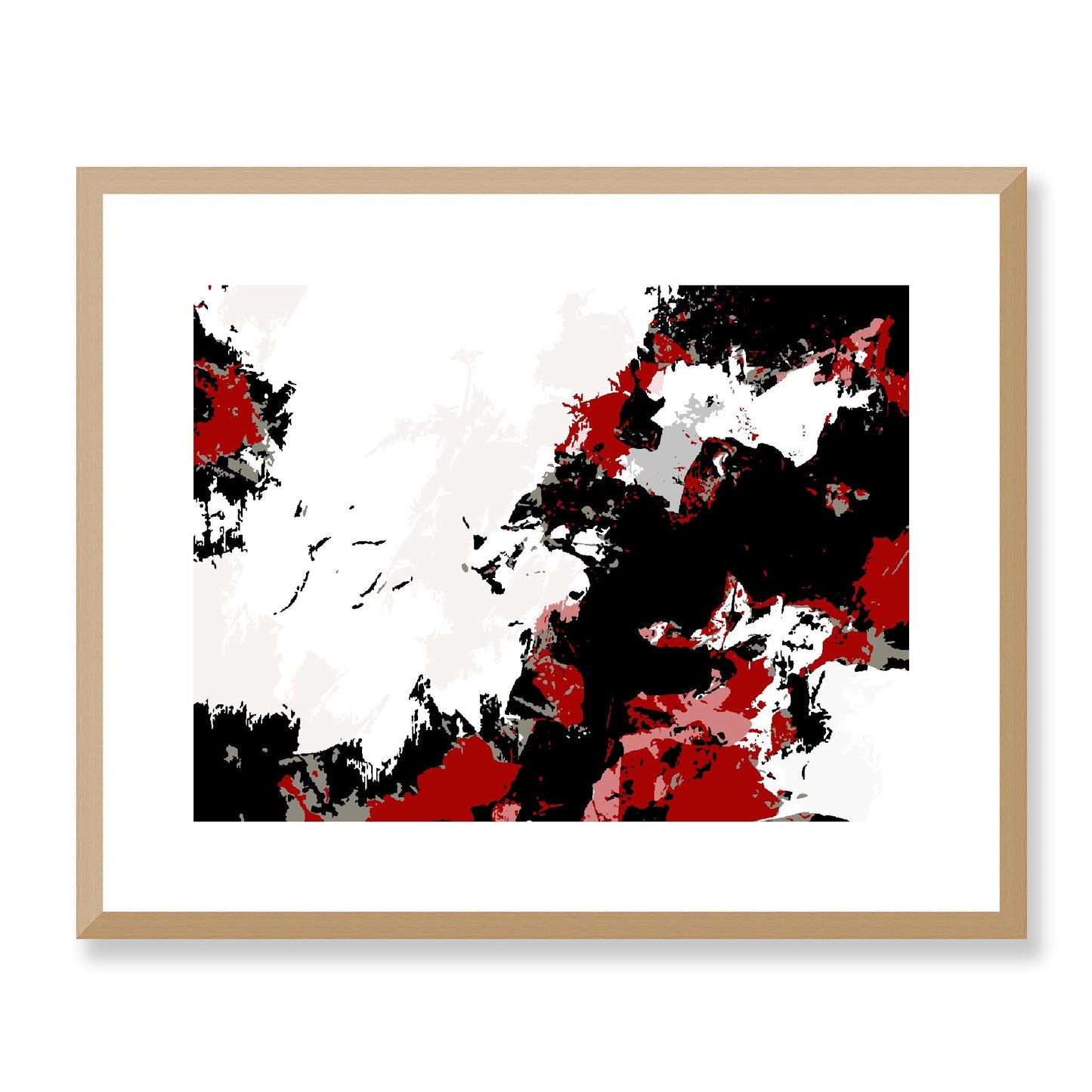 Framed Graphic Art Print, White Mat - 12x10 16x13 20x16 28x22 inches | FPH-1190-7696, Prints, Graphic art, Natural Frame, 51 x 41 cm ,20 x 16 inches