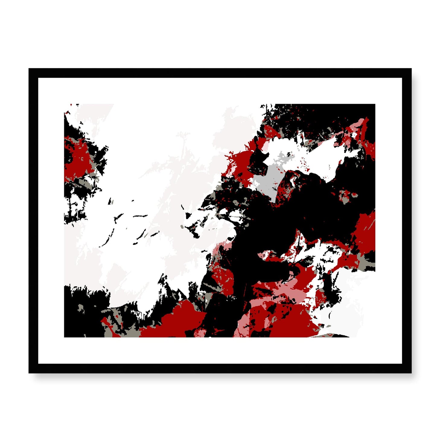 Framed Graphic Art Print, White Mat - 12x10 16x13 20x16 28x22 inches | FPH-1190-7696, Prints, Graphic art, Black Frame, 71 x 56 cm ,28 x 22 inches