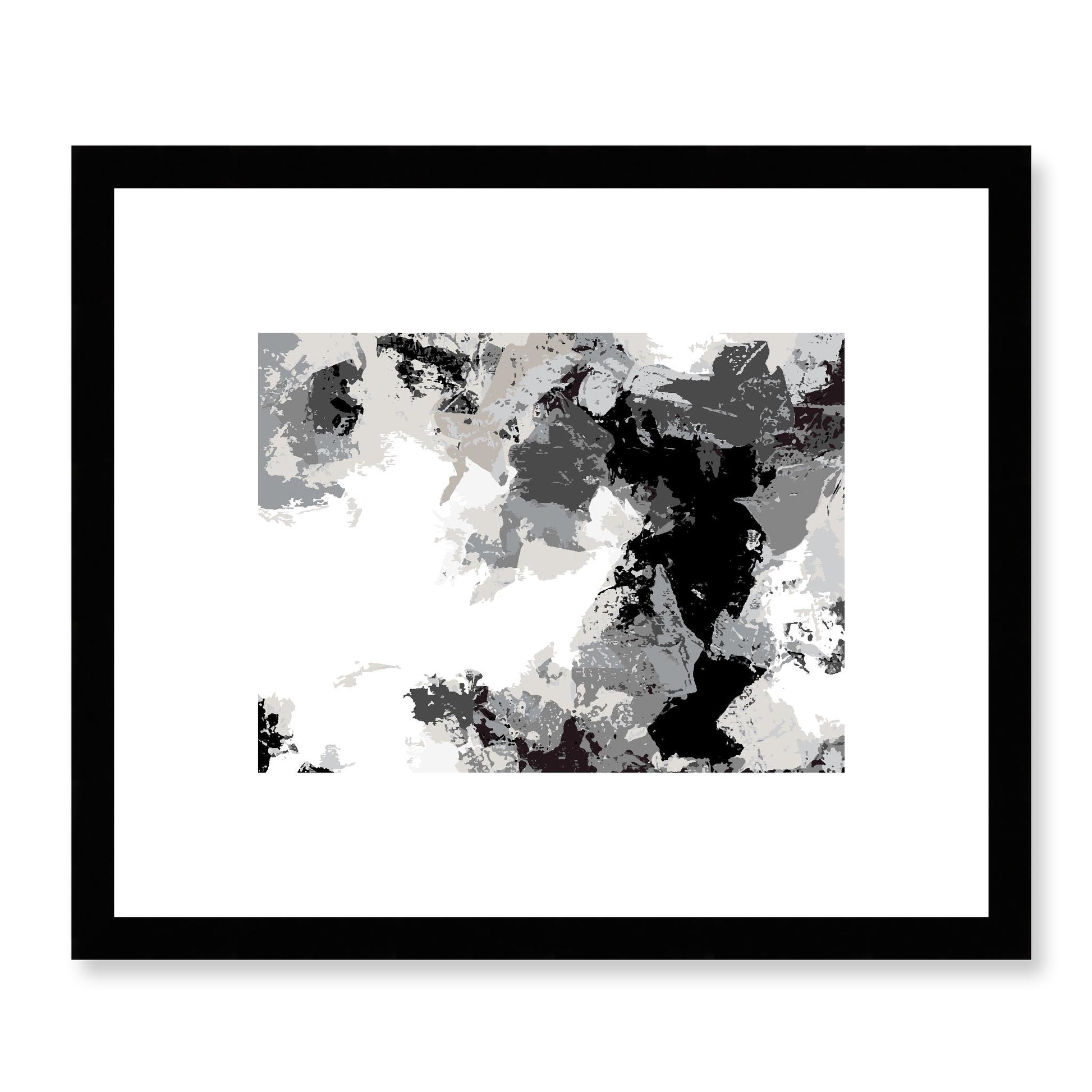 Framed Graphic Art Print, White Mat - 12x10 16x13 20x16 28x22 inches | FPH- 1200-7692, Prints, Graphic art, Black Frame, 30 x 25 cm ,12 x 10 inches