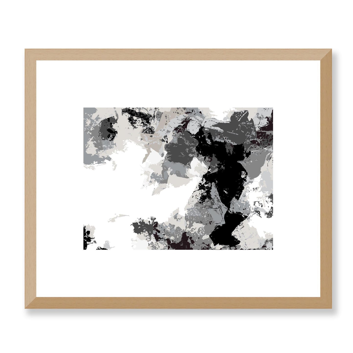 Framed Graphic Art Print, White Mat - 12x10 16x13 20x16 28x22 inches | FPH- 1200-7692, Prints, Graphic art, Natural Frame, 30 x 25 cm ,12 x 10 inches
