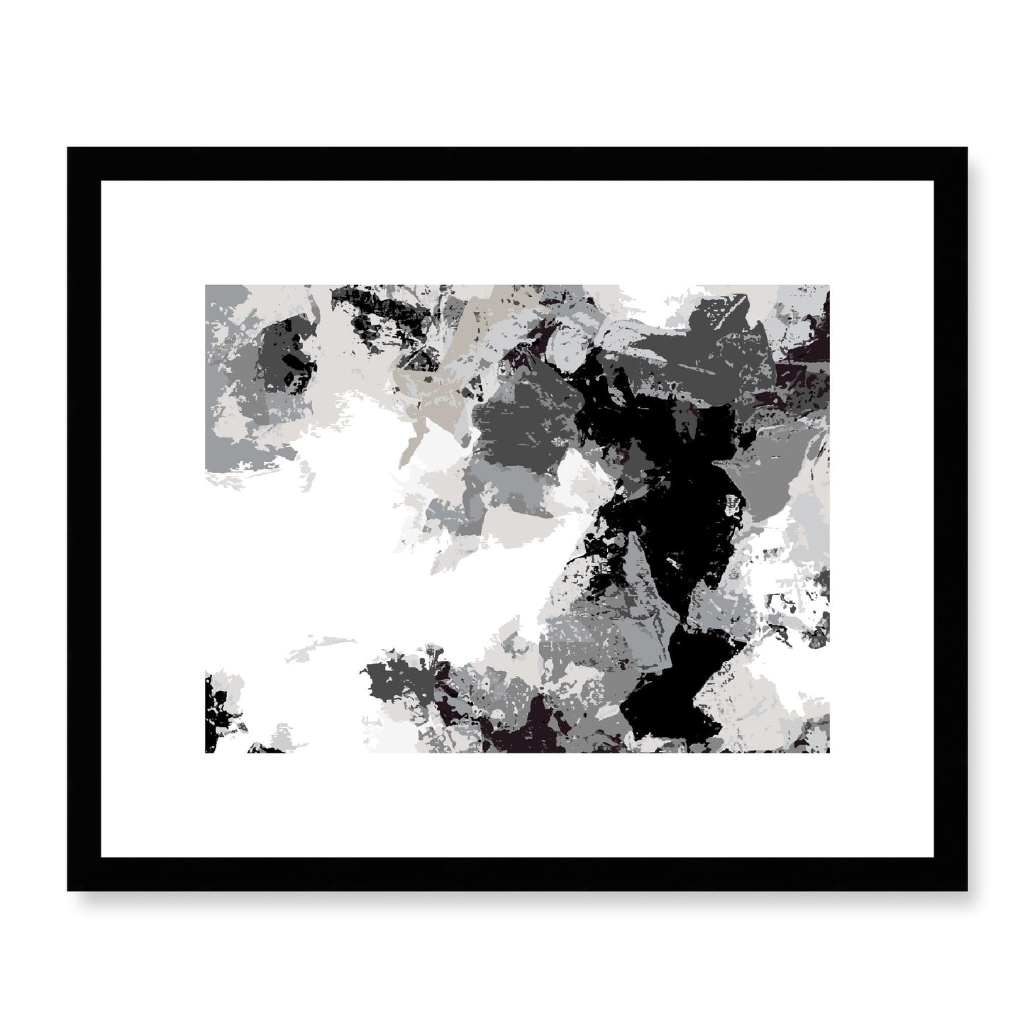 Framed Graphic Art Print, White Mat - 12x10 16x13 20x16 28x22 inches | FPH- 1200-7692, Prints, Graphic art, Black Frame, 41 x 33 cm ,16 x 13 inches