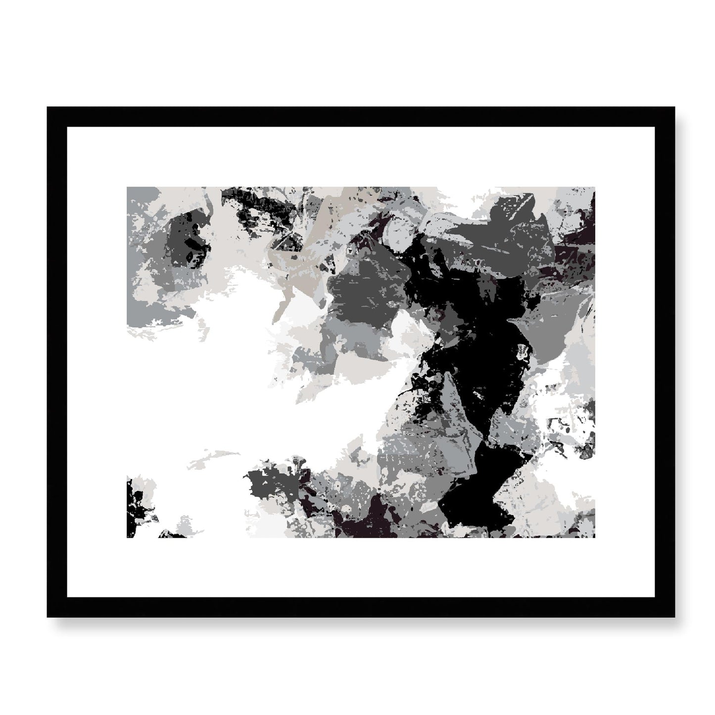 Framed Graphic Art Print, White Mat - 12x10 16x13 20x16 28x22 inches | FPH- 1200-7692, Prints, Graphic art, Black Frame, 51 x 41 cm ,20 x 16 inches