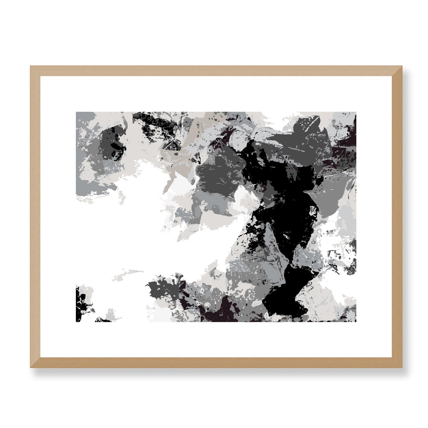 Framed Graphic Art Print, White Mat - 12x10 16x13 20x16 28x22 inches | FPH- 1200-7692, Prints, Graphic art, Natural Frame, 51 x 41 cm ,20 x 16 inches