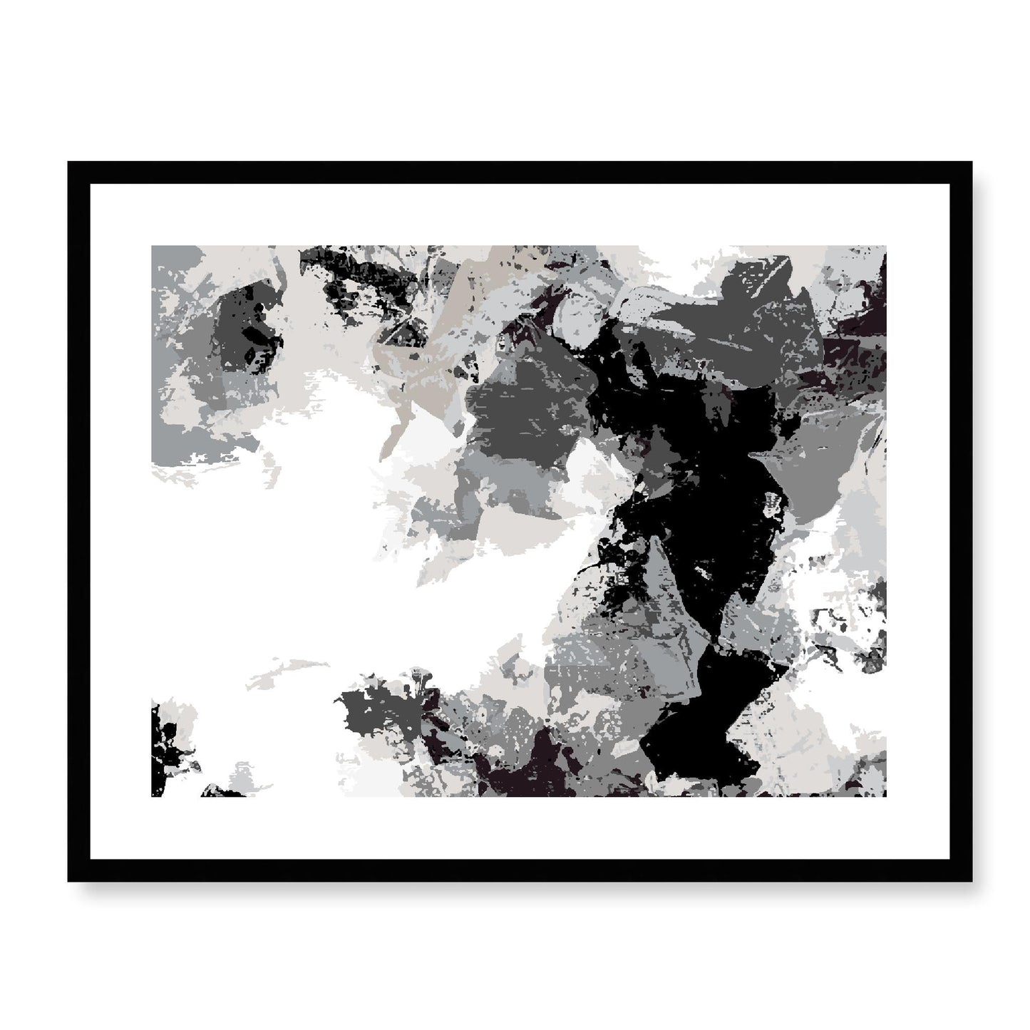 Framed Graphic Art Print, White Mat - 12x10 16x13 20x16 28x22 inches | FPH- 1200-7692, Prints, Graphic art, Black Frame, 71 x 56 cm ,28 x 22 inches