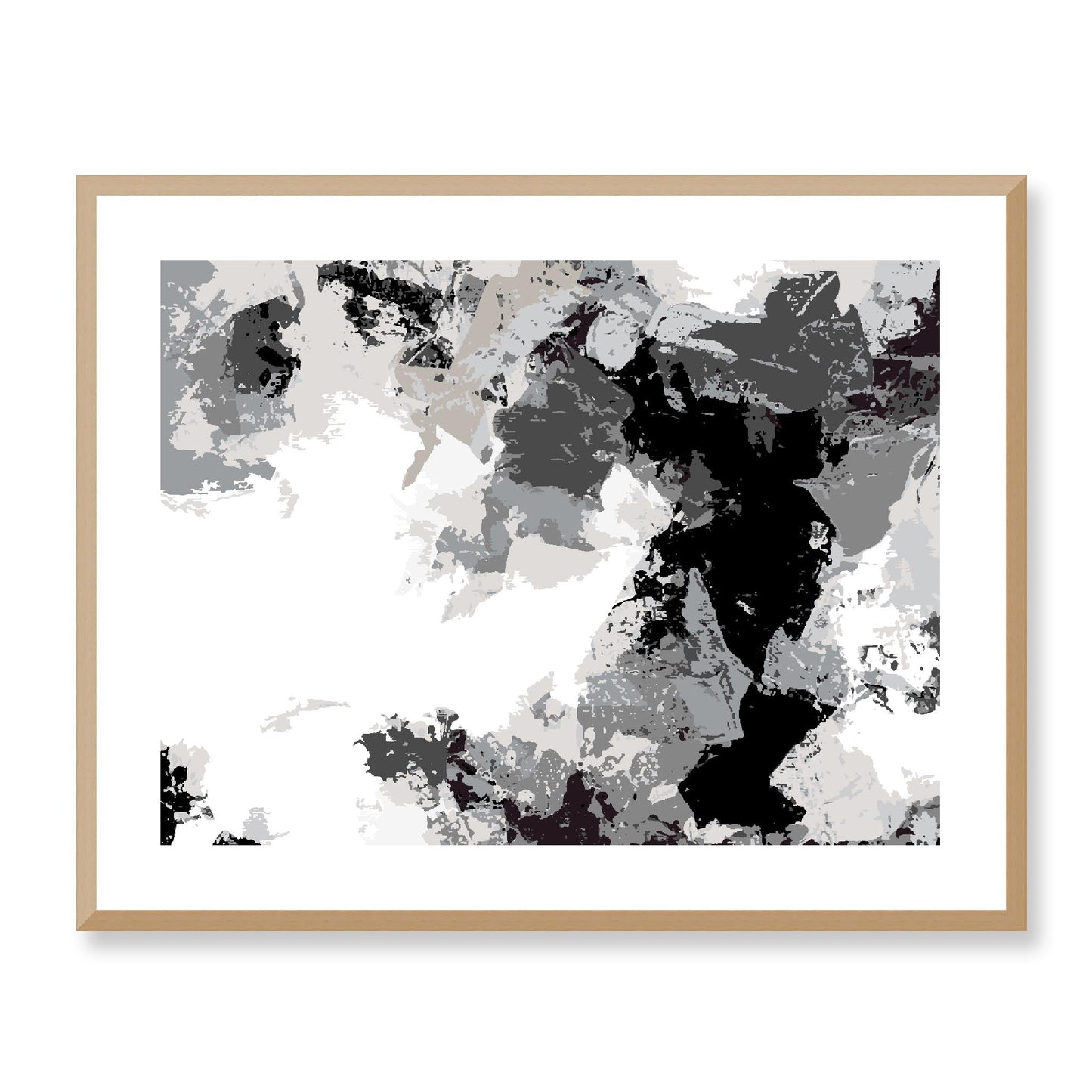 Framed Graphic Art Print, White Mat - 12x10 16x13 20x16 28x22 inches | FPH- 1200-7692, Prints, Graphic art, Natural Frame, 71 x 56 cm ,28 x 22 inches