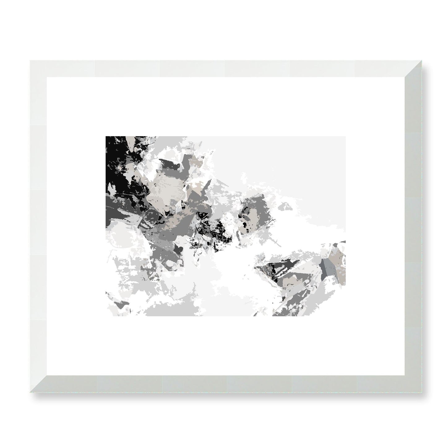 Framed Graphic Art Print, White Mat - 12x10 16x13 20x16 28x22 inches | FPH- 1200-7694, Prints, Graphic art, White Frame, 30 x 25 cm ,12 x 10 inches
