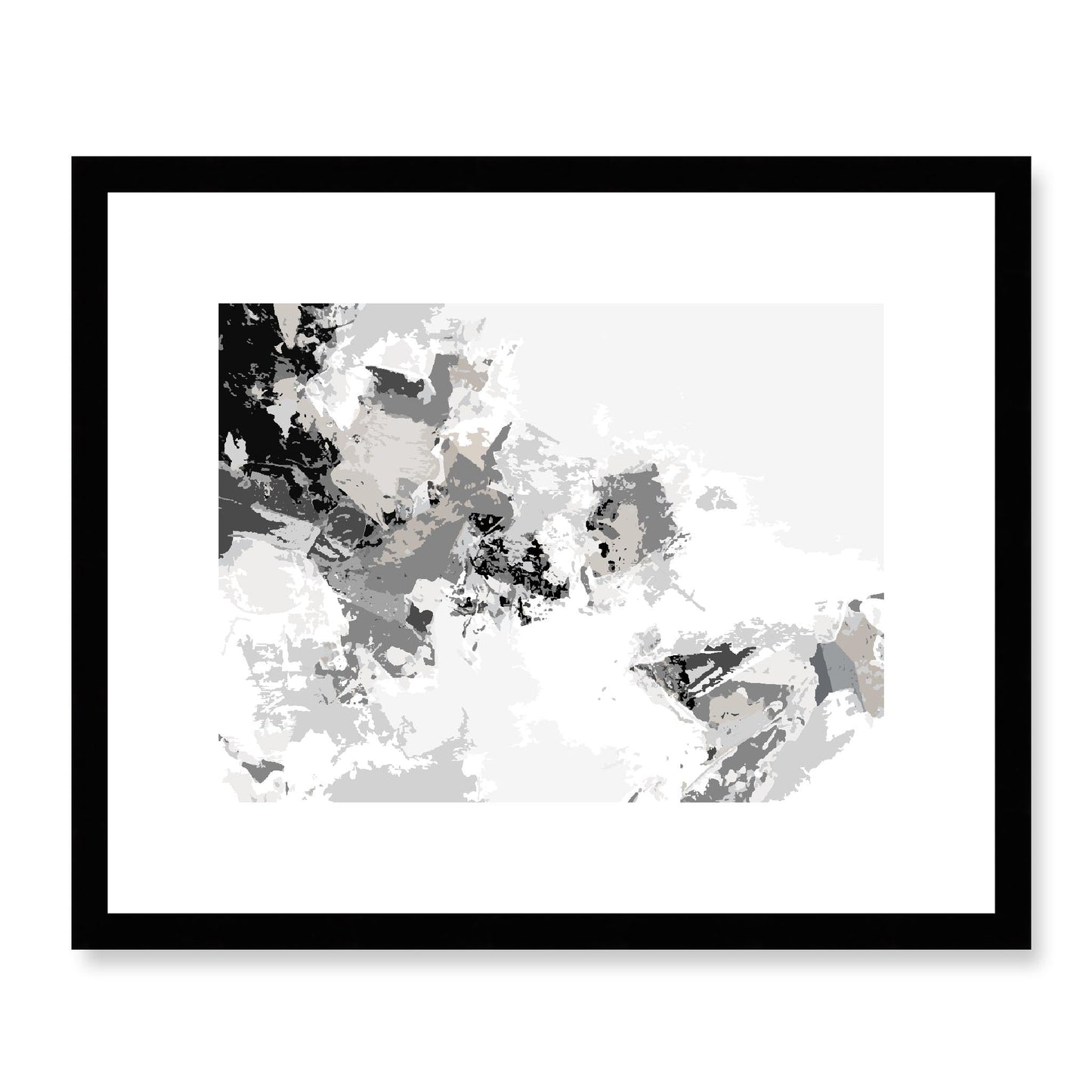 Framed Graphic Art Print, White Mat - 12x10 16x13 20x16 28x22 inches | FPH- 1200-7694, Prints, Graphic art, Black Frame, 41 x 33 cm ,16 x 13 inches