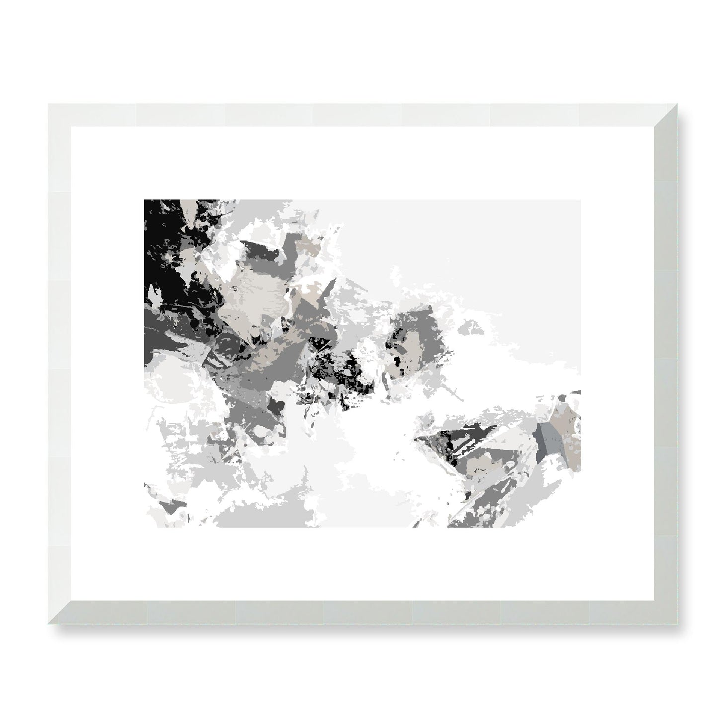 Framed Graphic Art Print, White Mat - 12x10 16x13 20x16 28x22 inches | FPH- 1200-7694, Prints, Graphic art, White Frame, 41 x 33 cm ,16 x 13 inches