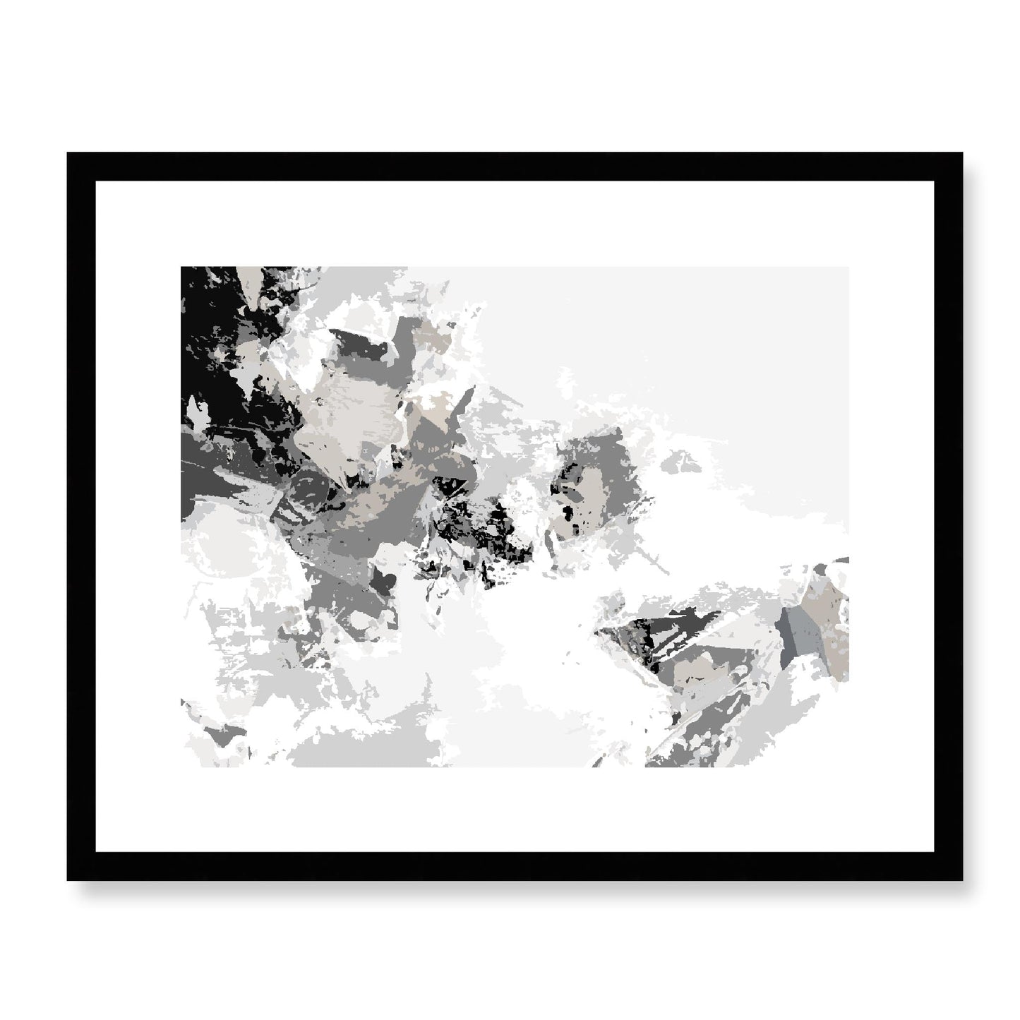 Framed Graphic Art Print, White Mat - 12x10 16x13 20x16 28x22 inches | FPH- 1200-7694, Prints, Graphic art, Black Frame, 51 x 41 cm ,20 x 16 inches