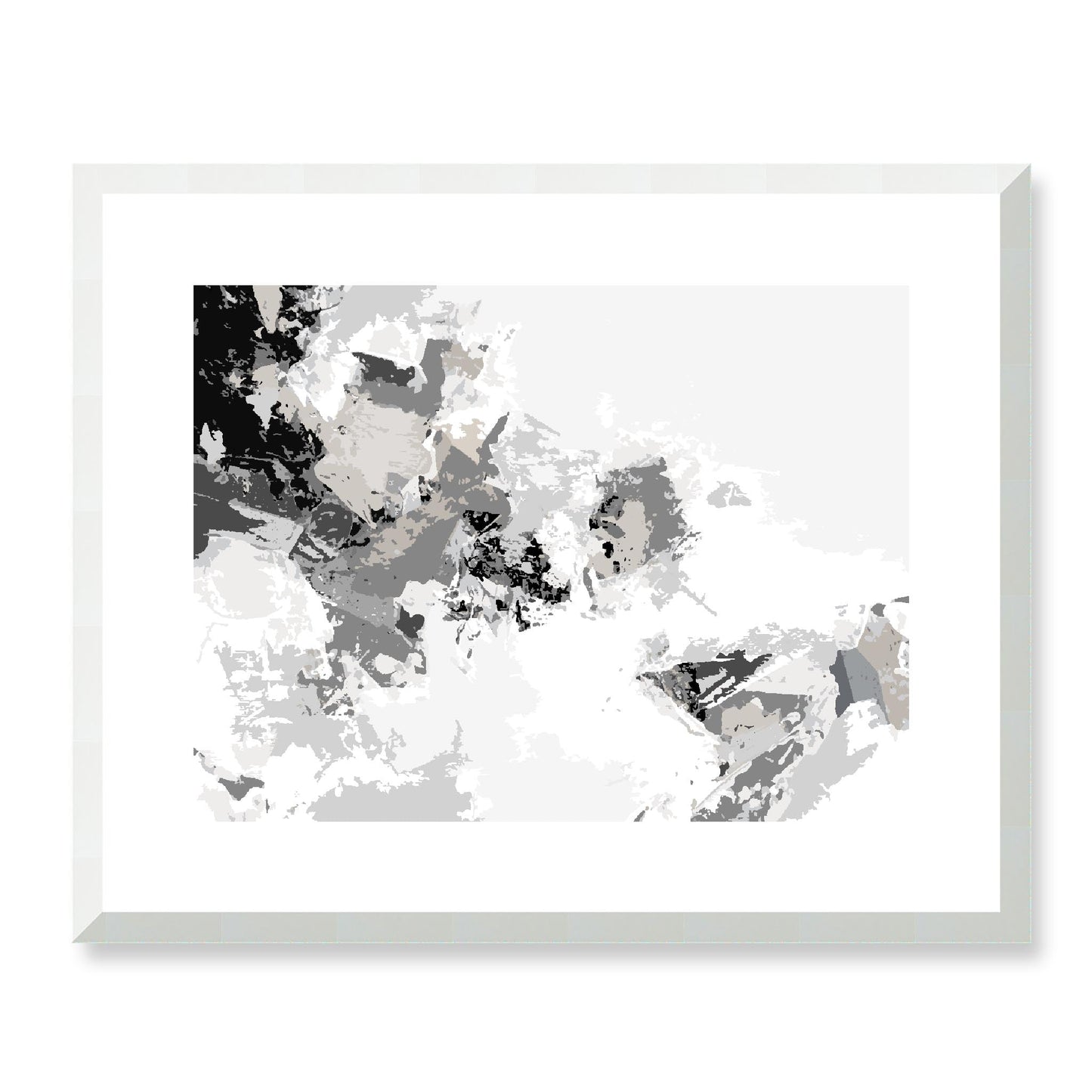 Framed Graphic Art Print, White Mat - 12x10 16x13 20x16 28x22 inches | FPH- 1200-7694, Prints, Graphic art, White Frame, 51 x 41 cm ,20 x 16 inches