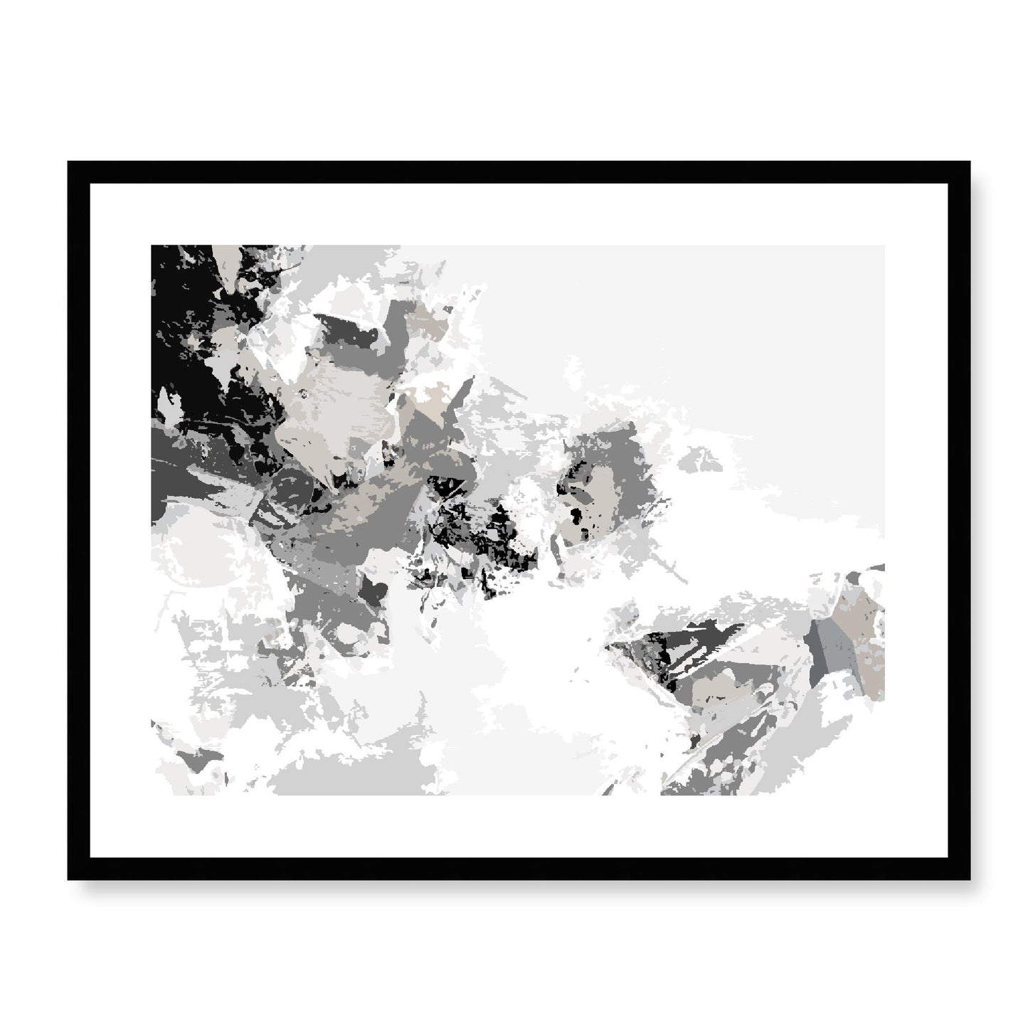Framed Graphic Art Print, White Mat - 12x10 16x13 20x16 28x22 inches | FPH- 1200-7694, Prints, Graphic art, Black Frame, 71 x 56 cm ,28 x 22 inches