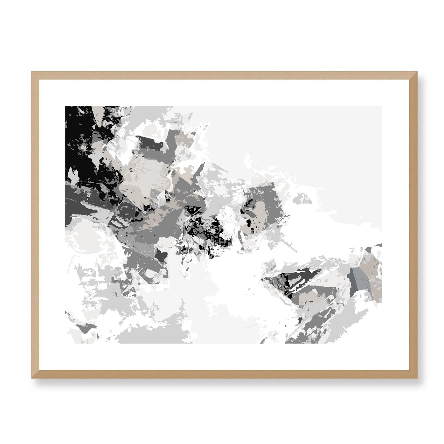 Framed Graphic Art Print, White Mat - 12x10 16x13 20x16 28x22 inches | FPH- 1200-7694, Prints, Graphic art, Natural Frame, 71 x 56 cm ,28 x 22 inches