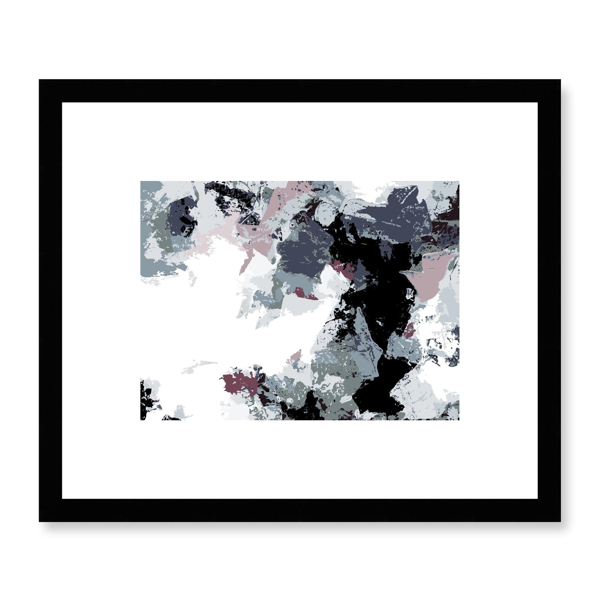 Framed Graphic Art Print, White Mat - 12x10 16x13 20x16 28x22 inches | FPH- 1210-7692, Prints, Graphic art, Black Frame, 30 x 25 cm ,12 x 10 inches