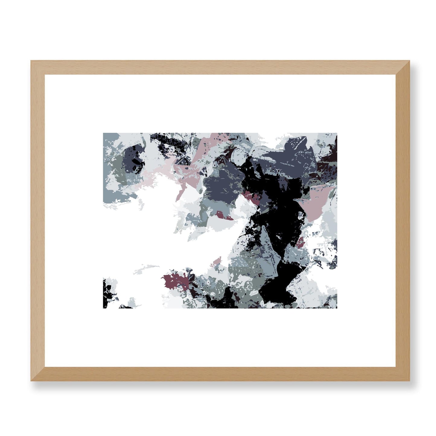 Framed Graphic Art Print, White Mat - 12x10 16x13 20x16 28x22 inches | FPH- 1210-7692, Prints, Graphic art, Natural Frame, 30 x 25 cm ,12 x 10 inches
