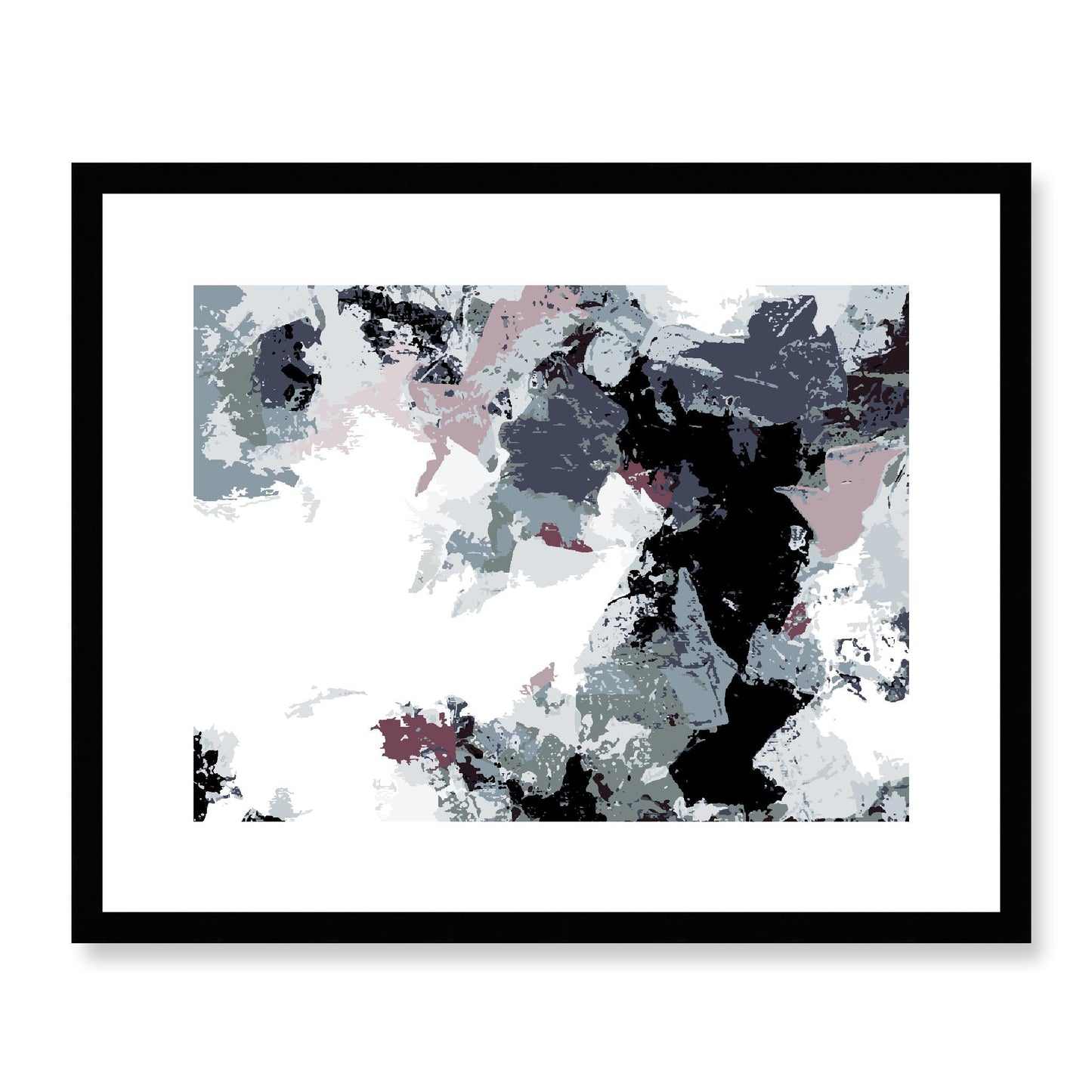 Framed Graphic Art Print, White Mat - 12x10 16x13 20x16 28x22 inches | FPH- 1210-7692, Prints, Graphic art, Black Frame, 51 x 41 cm ,20 x 16 inches