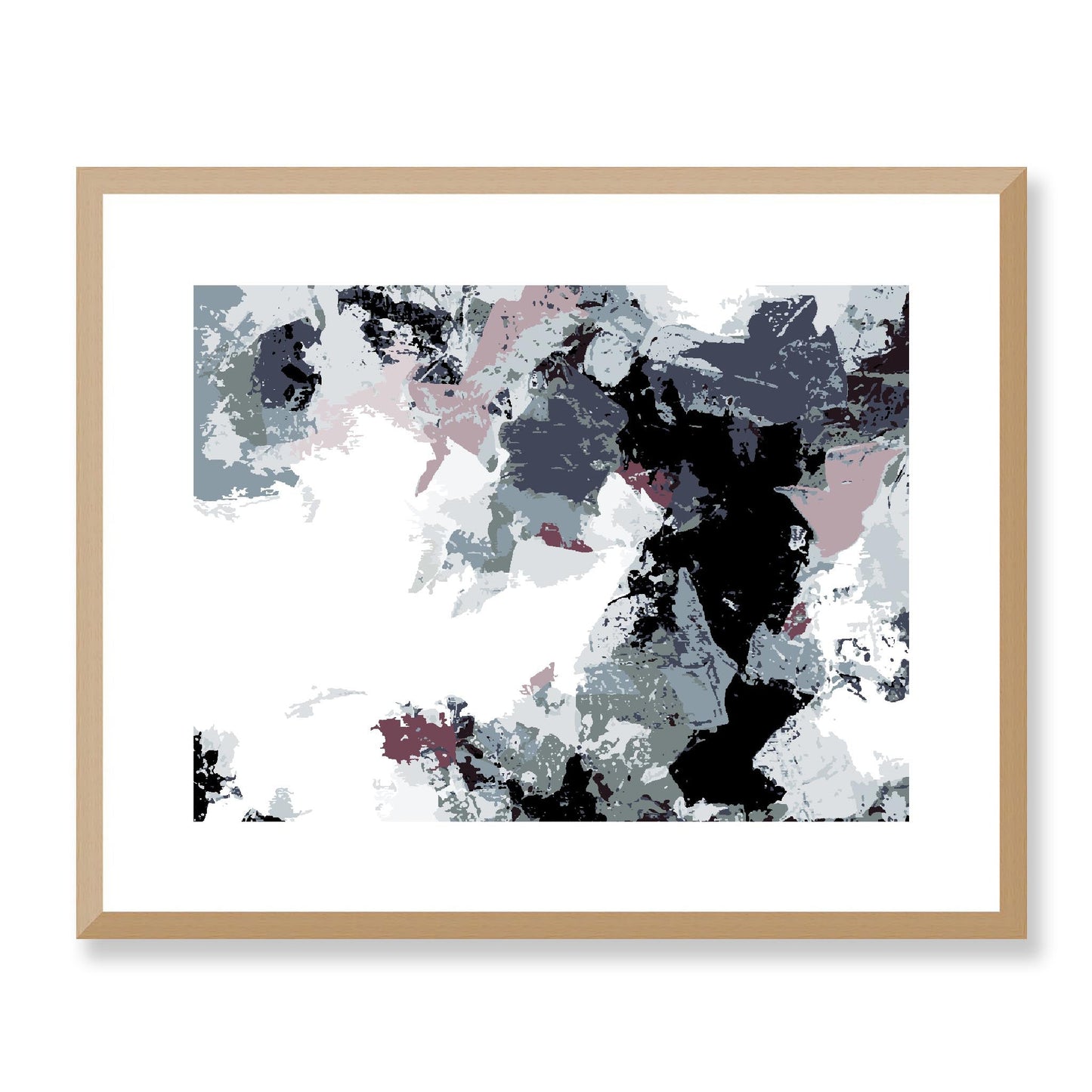 Framed Graphic Art Print, White Mat - 12x10 16x13 20x16 28x22 inches | FPH- 1210-7692, Prints, Graphic art, Natural Frame, 51 x 41 cm ,20 x 16 inches