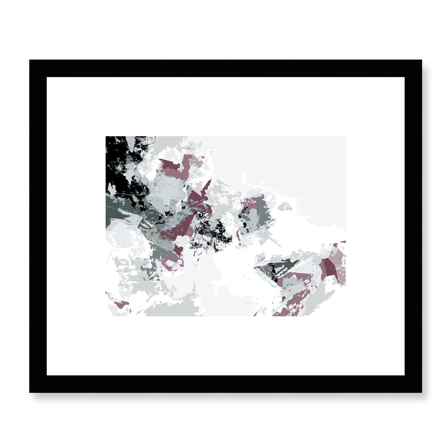 Framed Graphic Art Print, White Mat - 12x10 16x13 20x16 28x22 inches | FPH- 1210-7694, Prints, Graphic art, Black Frame, 30 x 25 cm ,12 x 10 inches
