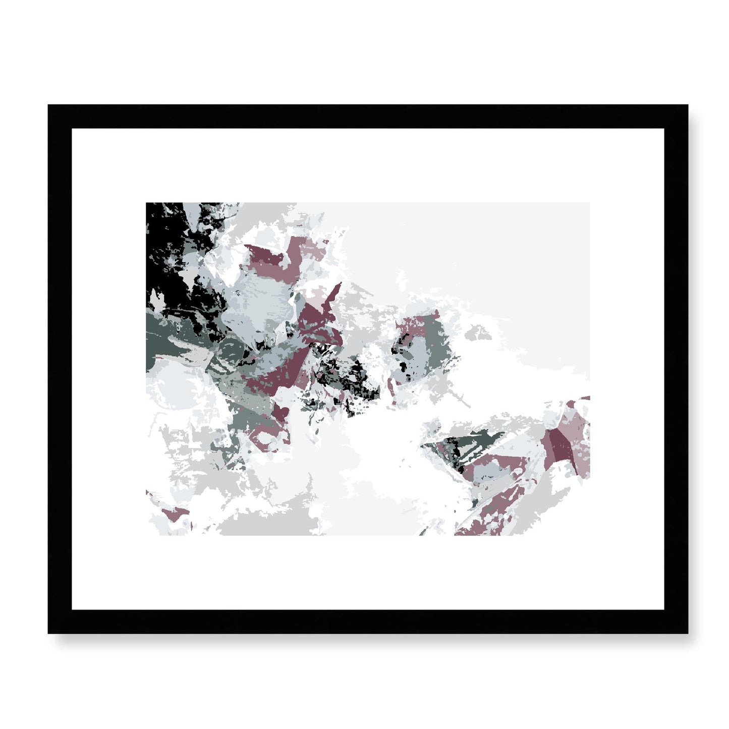 Framed Graphic Art Print, White Mat - 12x10 16x13 20x16 28x22 inches | FPH- 1210-7694, Prints, Graphic art, Black Frame, 41 x 33 cm ,16 x 13 inches