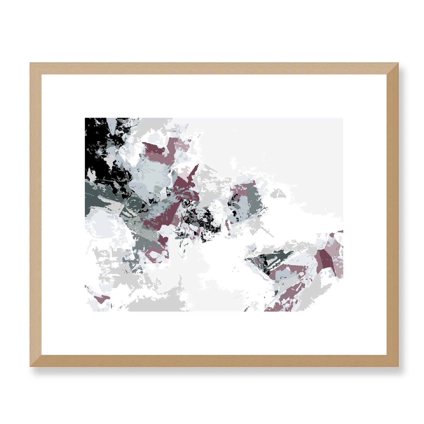 Framed Graphic Art Print, White Mat - 12x10 16x13 20x16 28x22 inches | FPH- 1210-7694, Prints, Graphic art, Natural Frame, 41 x 33 cm ,16 x 13 inches