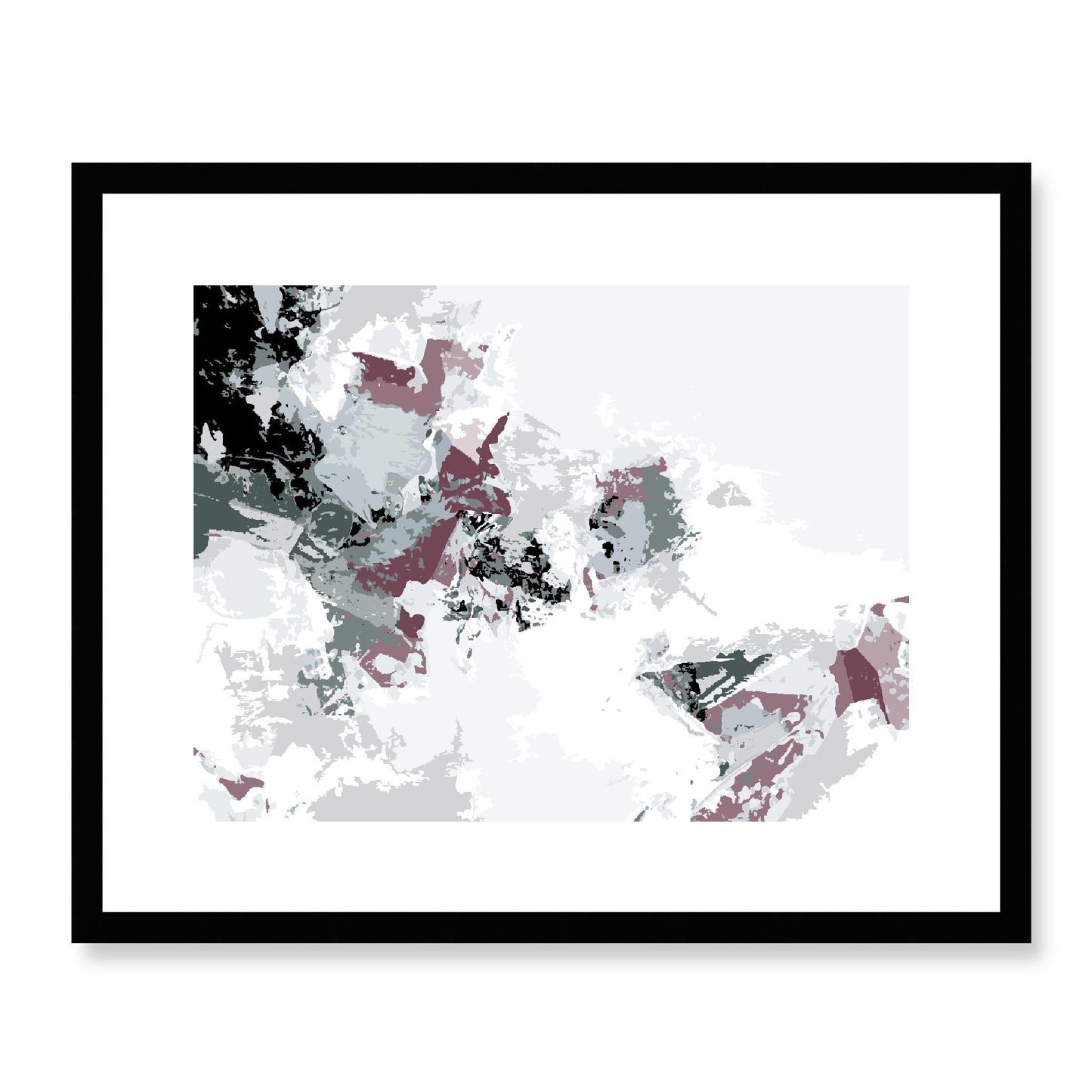 Framed Graphic Art Print, White Mat - 12x10 16x13 20x16 28x22 inches | FPH- 1210-7694, Prints, Graphic art, Black Frame, 51 x 41 cm ,20 x 16 inches