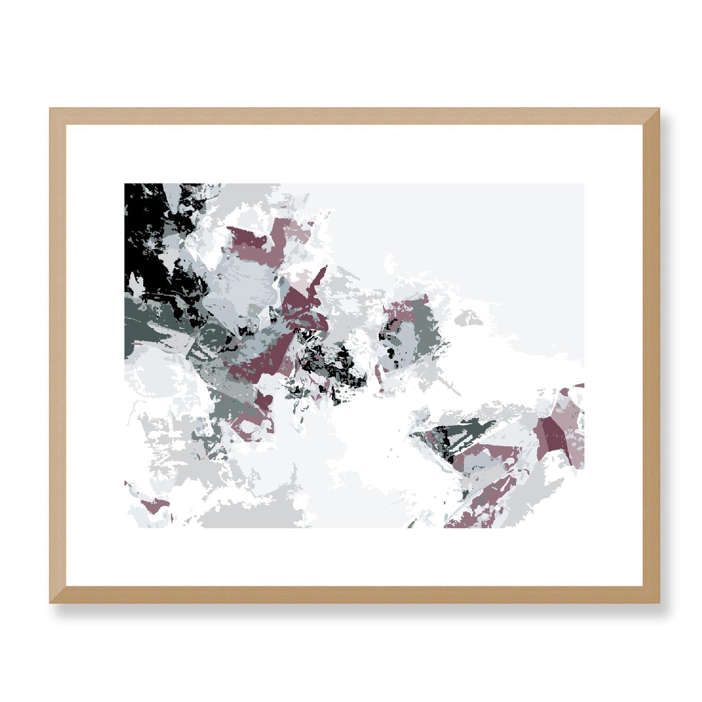 Framed Graphic Art Print, White Mat - 12x10 16x13 20x16 28x22 inches | FPH- 1210-7694, Prints, Graphic art, Natural Frame, 51 x 41 cm ,20 x 16 inches