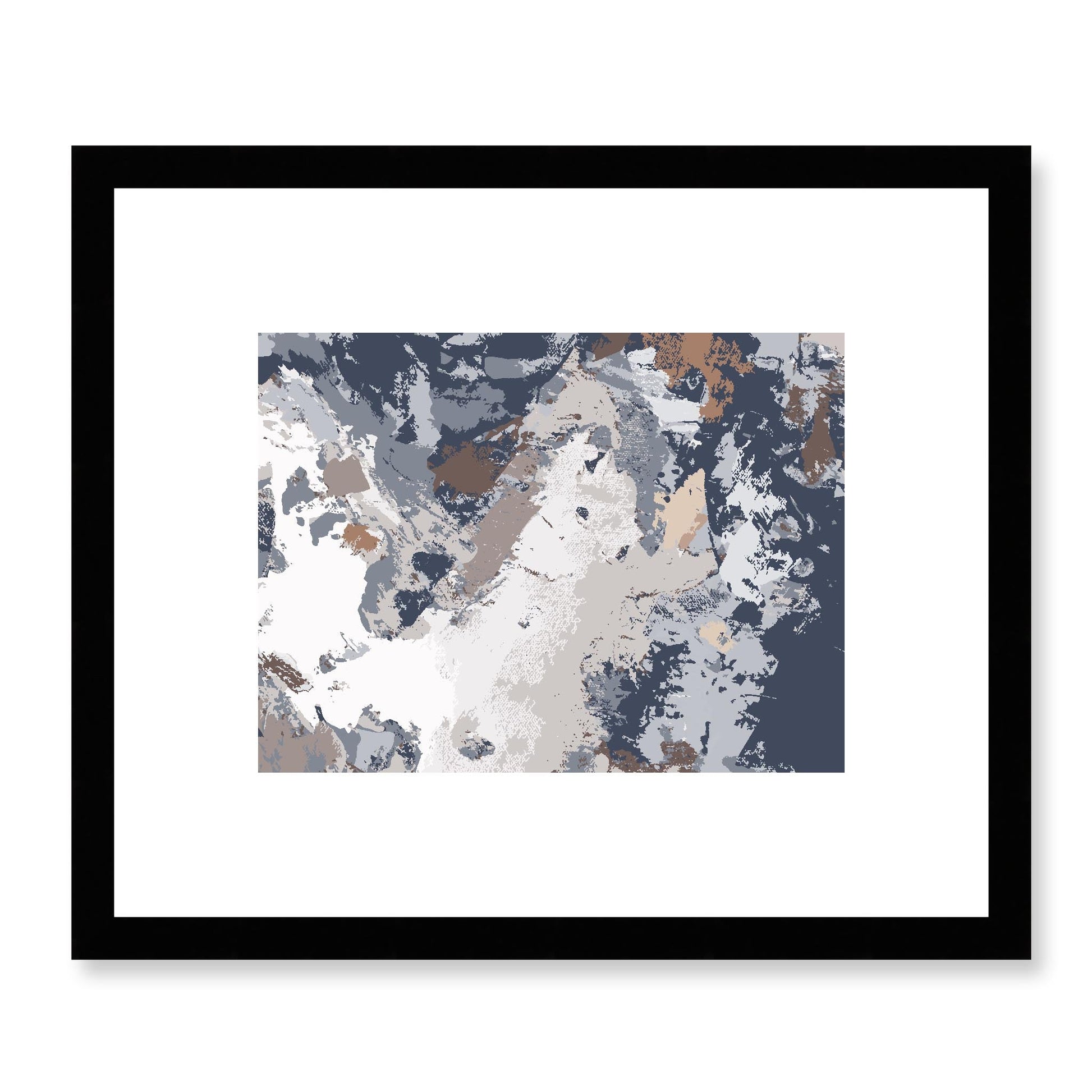 Framed Graphic Art Print, White Mat - 12x10 16x13 20x16 28x22 inches | FPH- 1220-7689, Prints, Graphic art, Black Frame, 30 x 25 cm ,12 x 10 inches