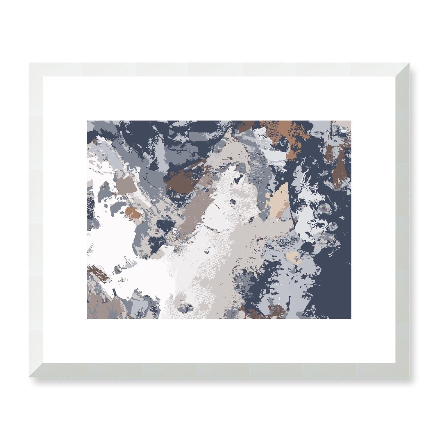 Framed Graphic Art Print, White Mat - 12x10 16x13 20x16 28x22 inches | FPH- 1220-7689, Prints, Graphic art, White Frame, 41 x 33 cm ,16 x 13 inches