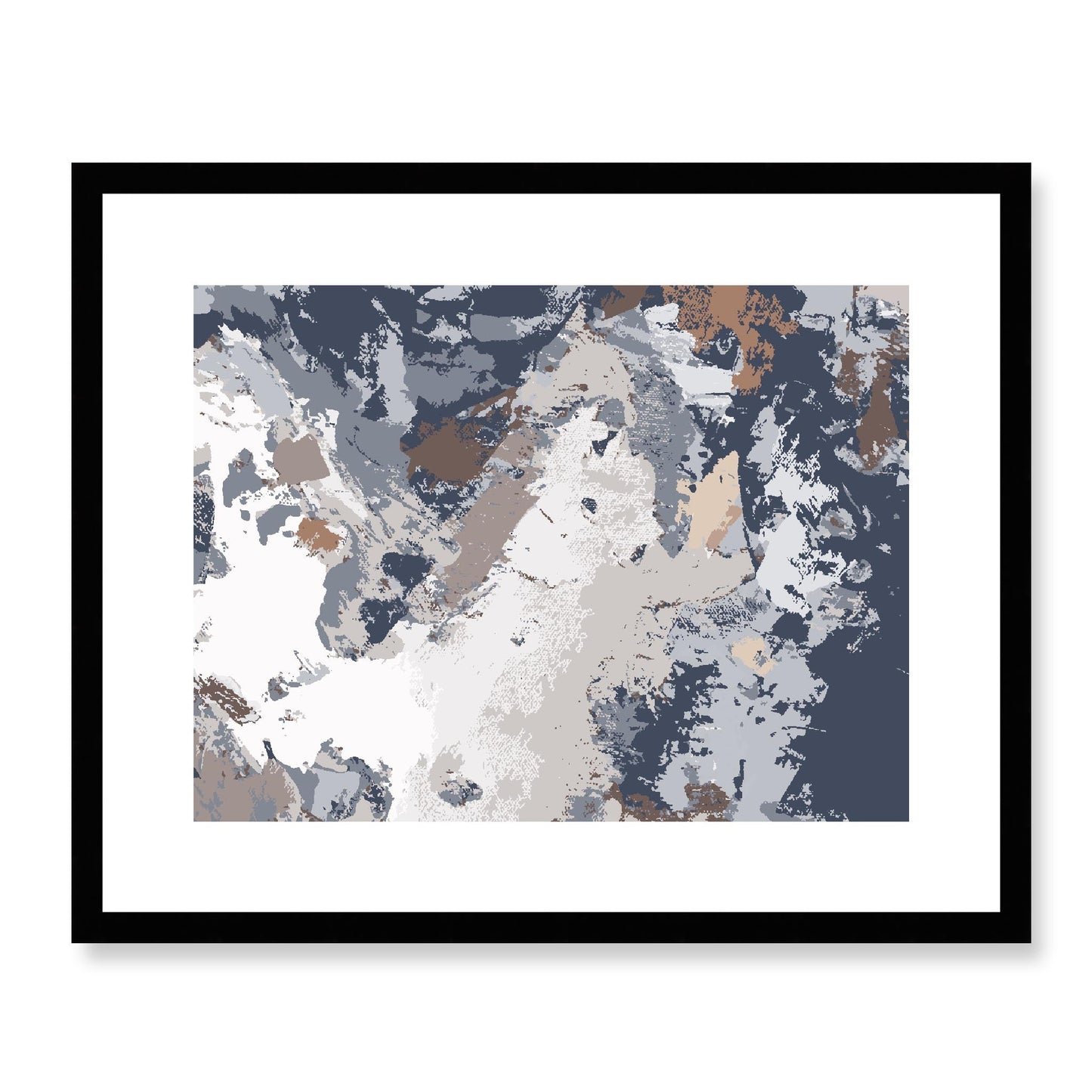 Framed Graphic Art Print, White Mat - 12x10 16x13 20x16 28x22 inches | FPH- 1220-7689, Prints, Graphic art, Black Frame, 51 x 41 cm ,20 x 16 inches
