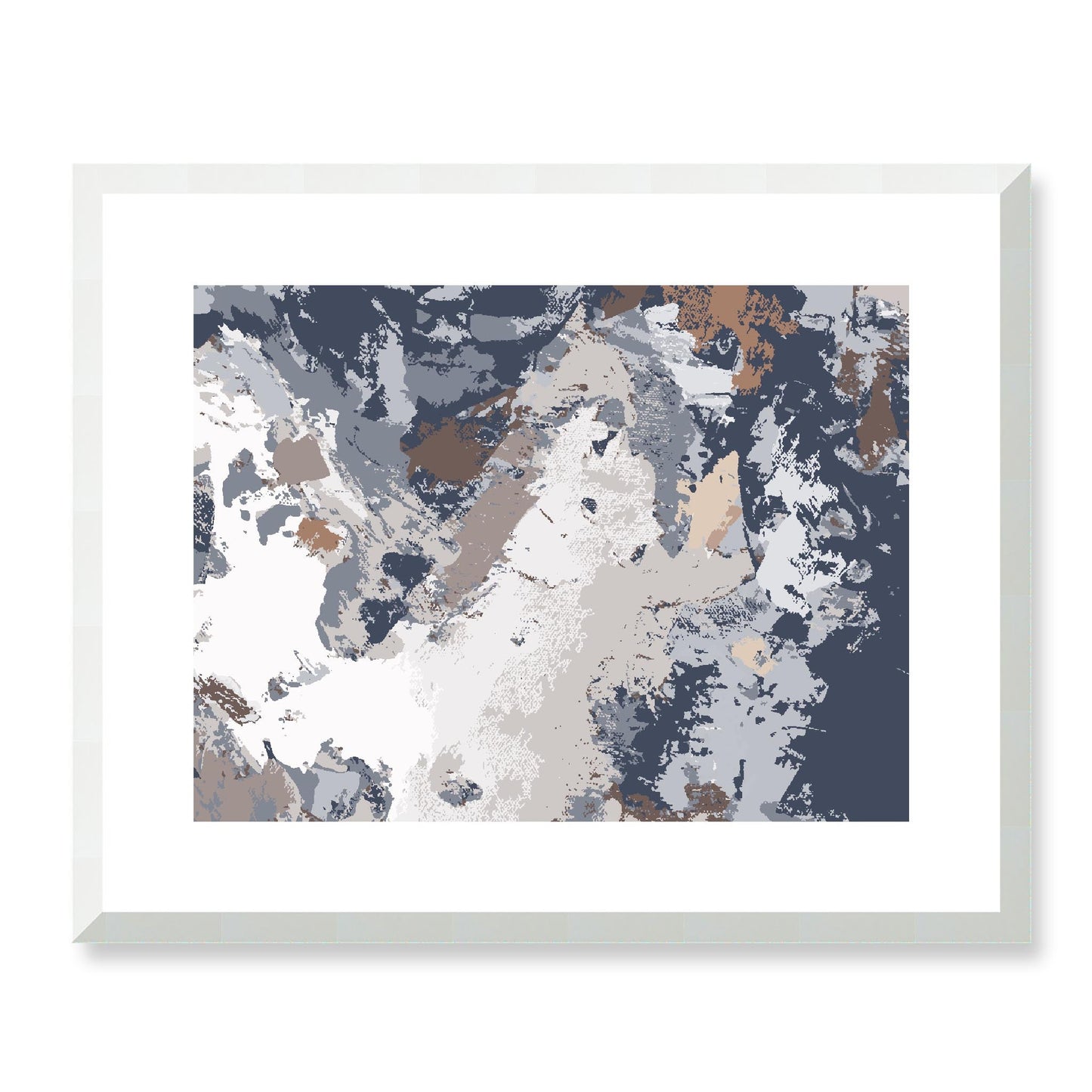 Framed Graphic Art Print, White Mat - 12x10 16x13 20x16 28x22 inches | FPH- 1220-7689, Prints, Graphic art, White Frame, 51 x 41 cm ,20 x 16 inches