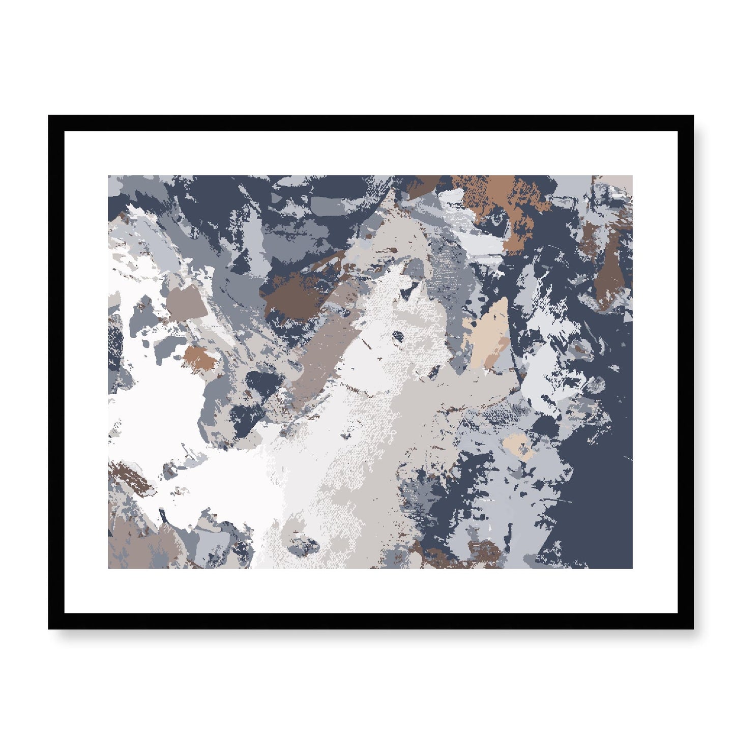 Framed Graphic Art Print, White Mat - 12x10 16x13 20x16 28x22 inches | FPH- 1220-7689, Prints, Graphic art, Black Frame, 71 x 56 cm ,28 x 22 inches